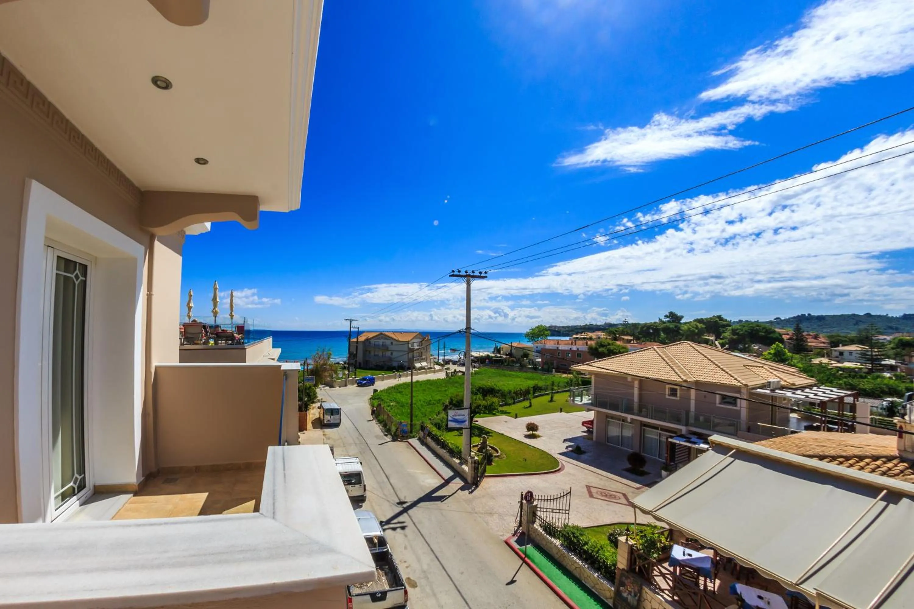 Balcony/Terrace in Porto Planos Beach Hotel