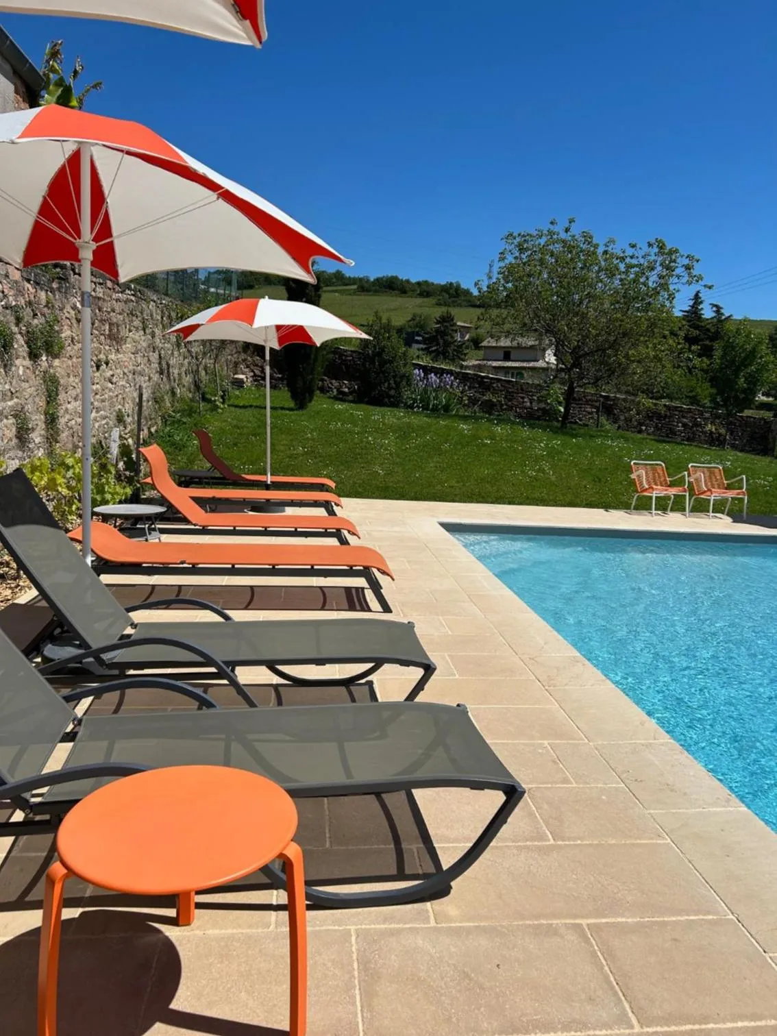 Swimming pool in Chambres d'hôtes Vers la Croix