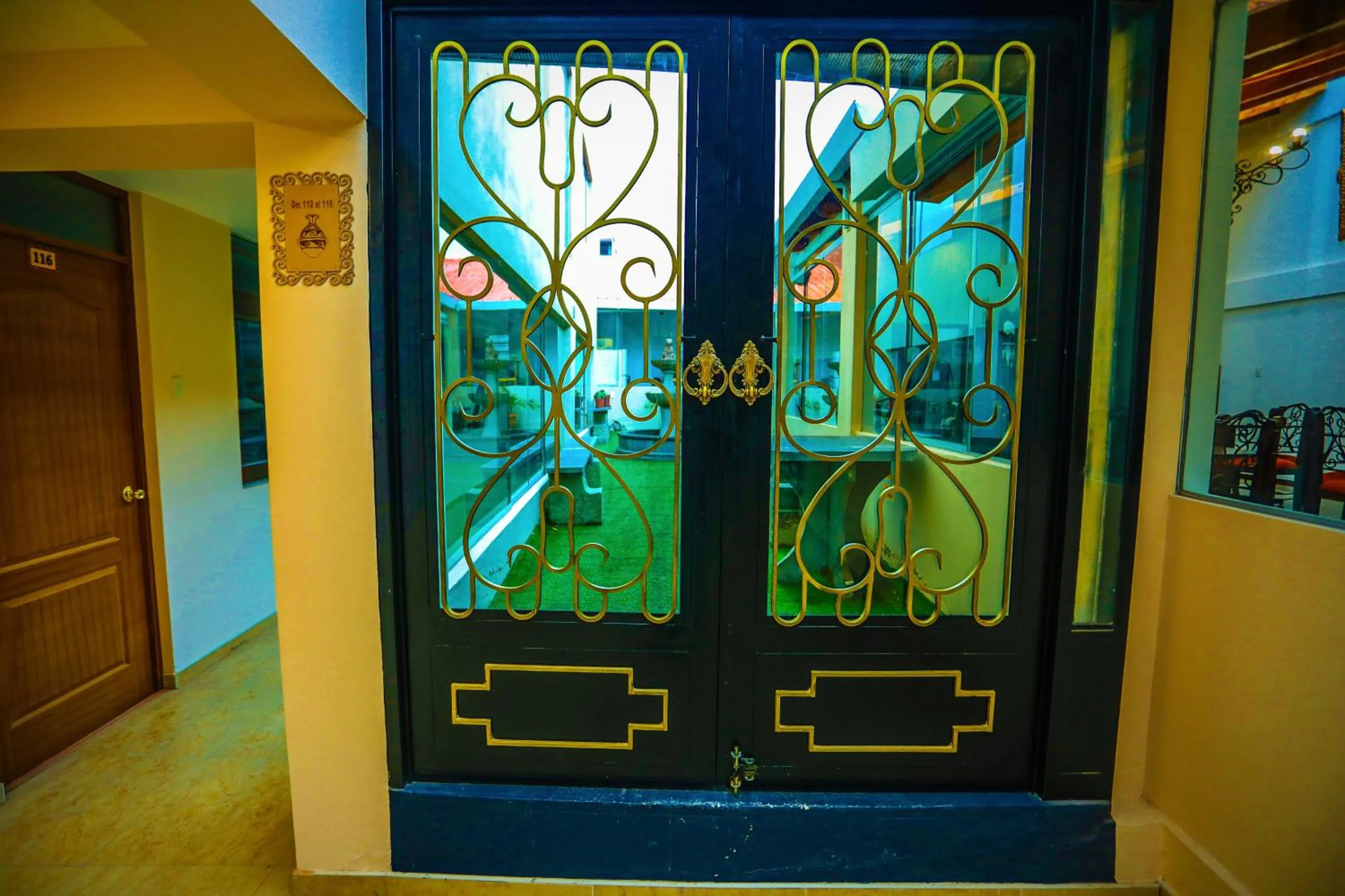 Patio in Koyllur Inn