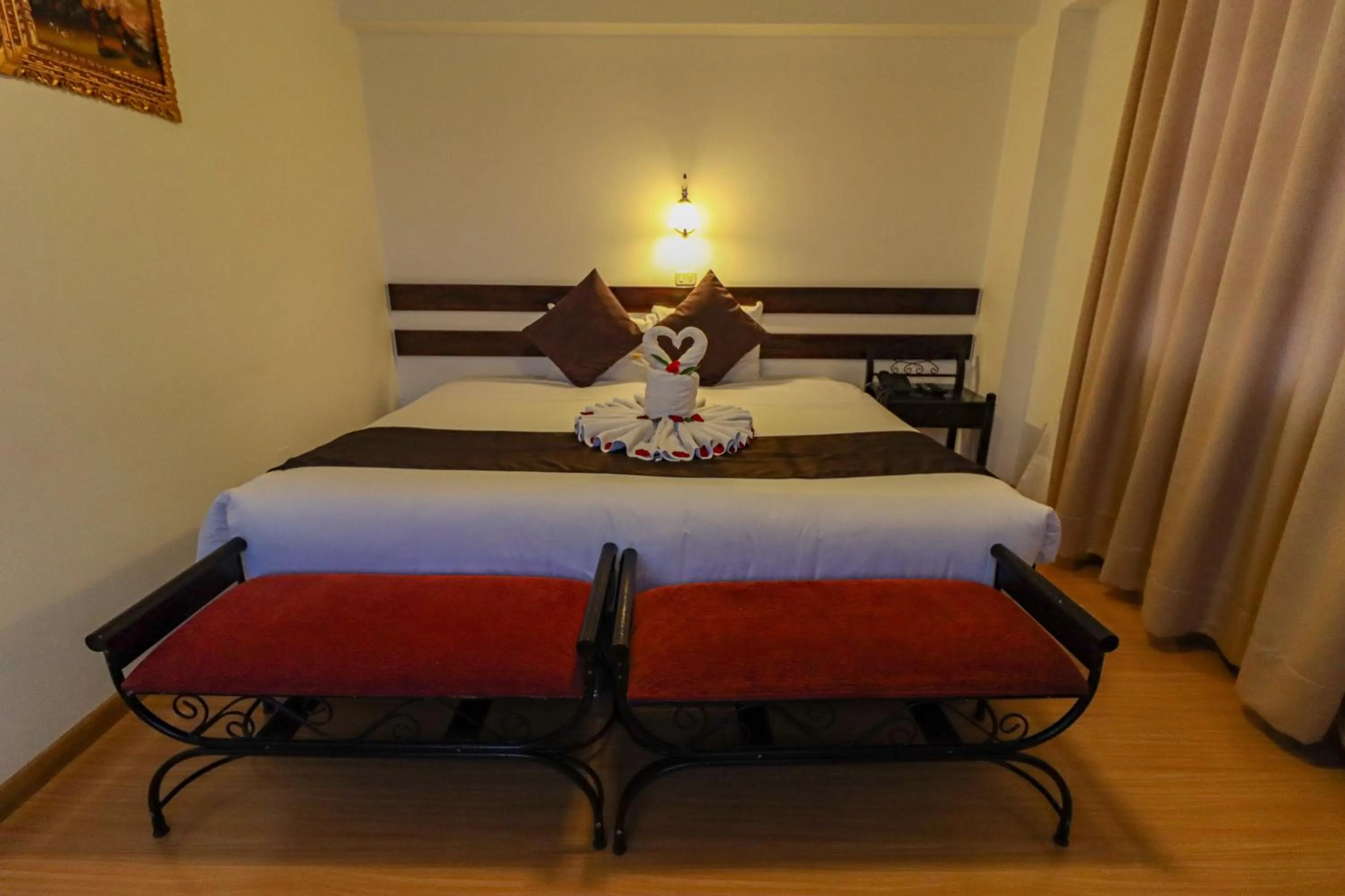 Bed in Koyllur Inn