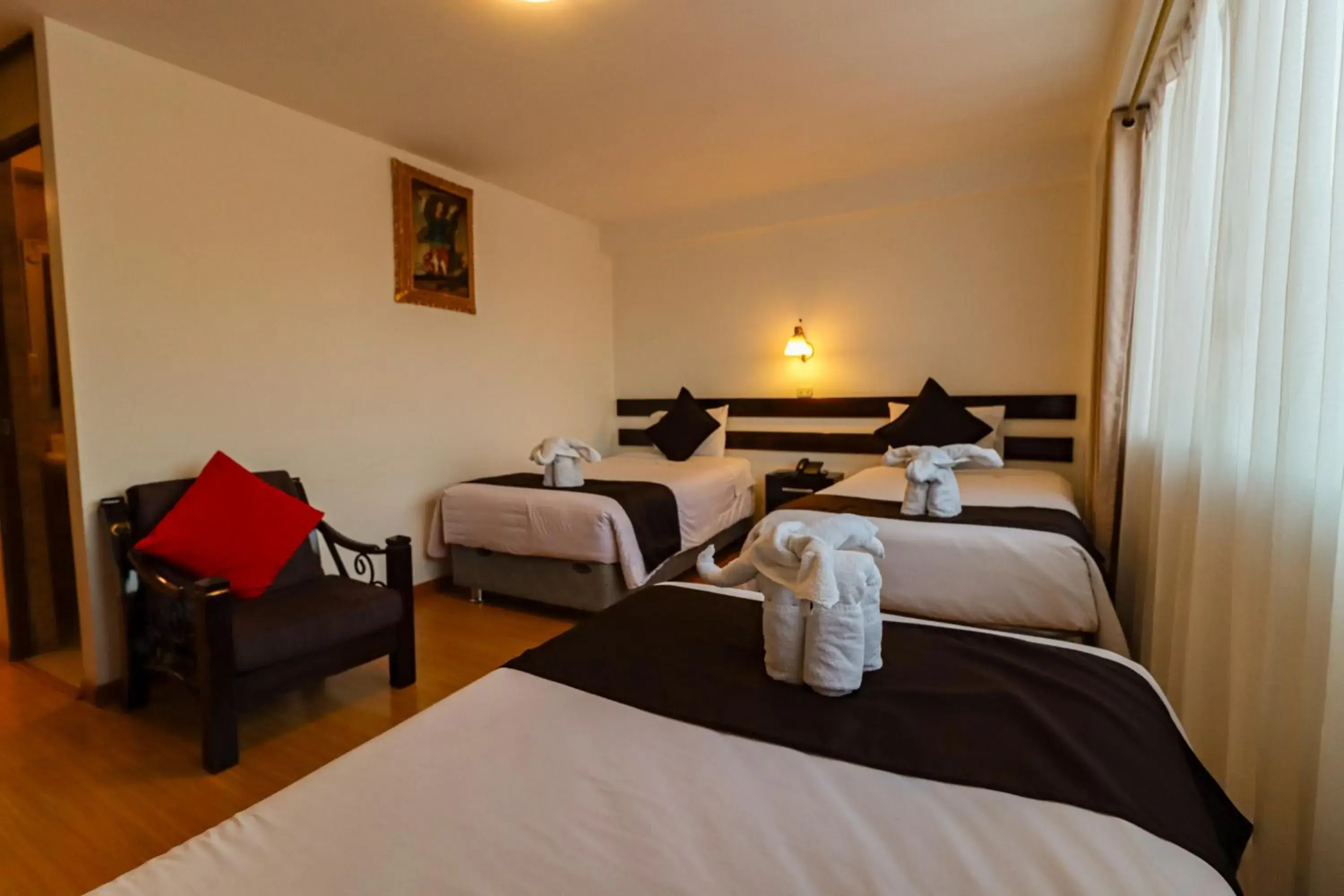 Triple Room with City View in Hotel Kapac Inn-San Blas Triple Room with City View in Hotel Kapac Inn-San Blas