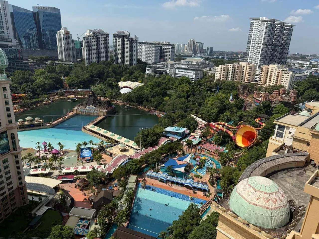 Pool view in Raintree Resort Suites