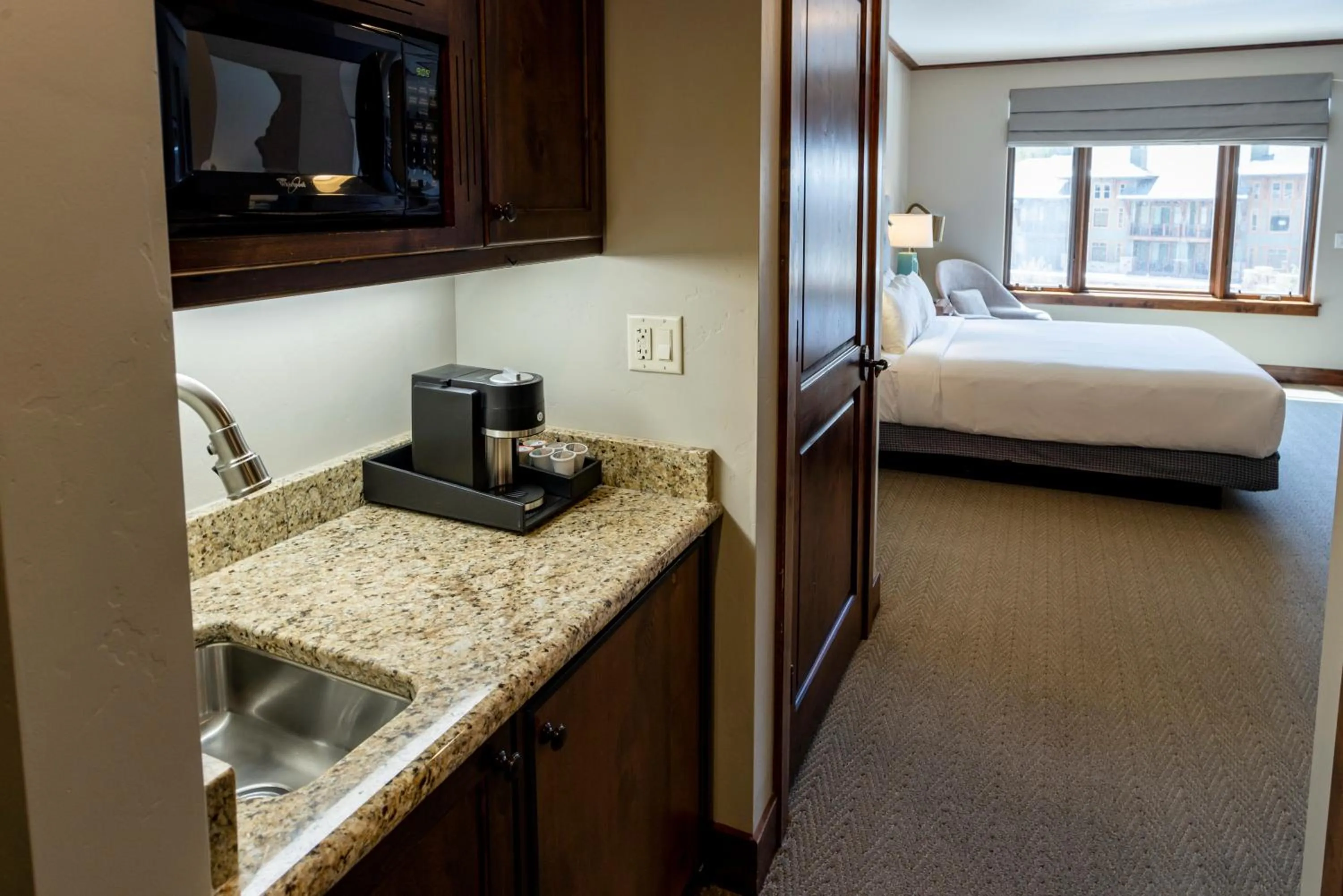 minibar, Bed in Hyatt Centric Park City