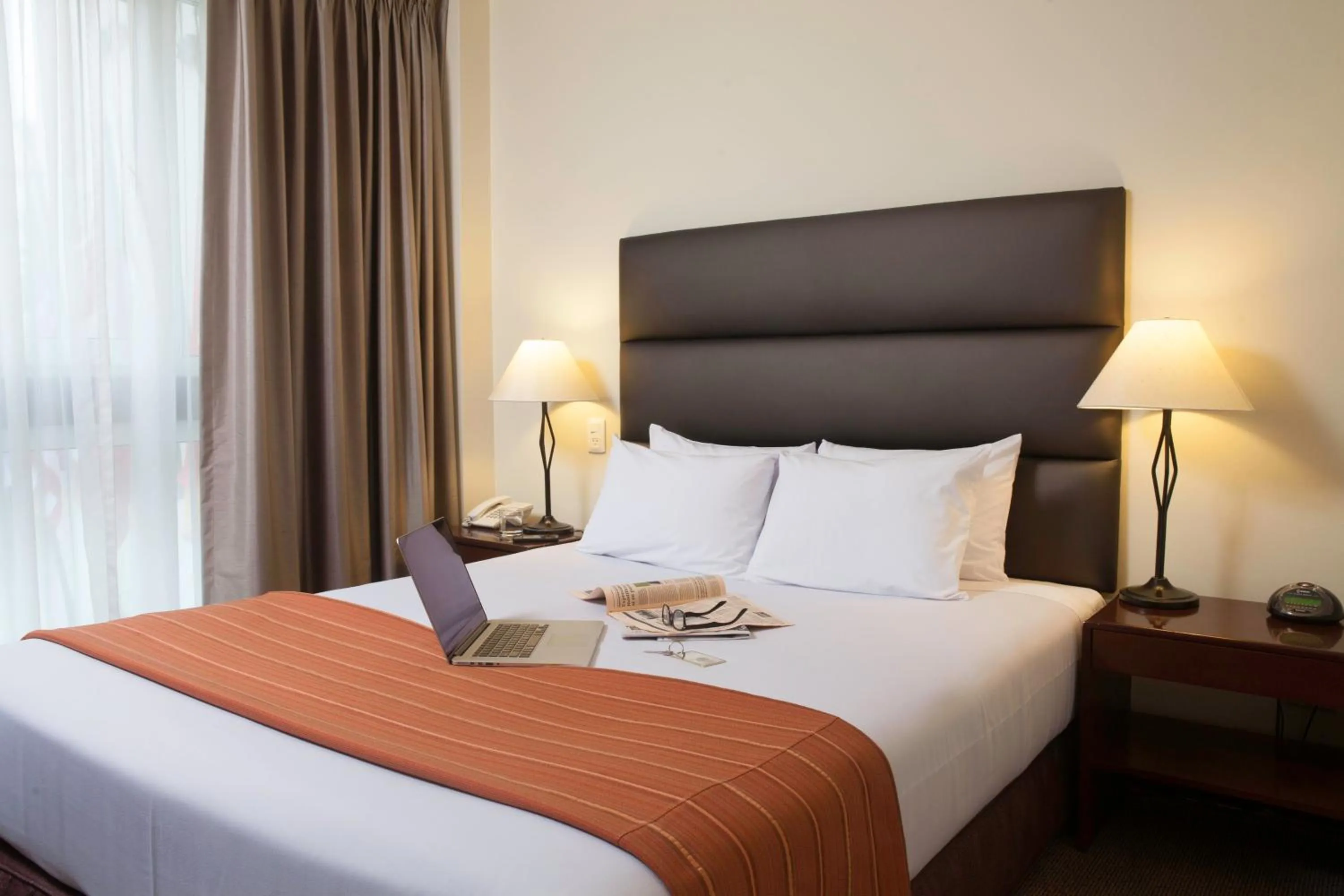 Bedroom, Bed in La Paz Apart Hotel