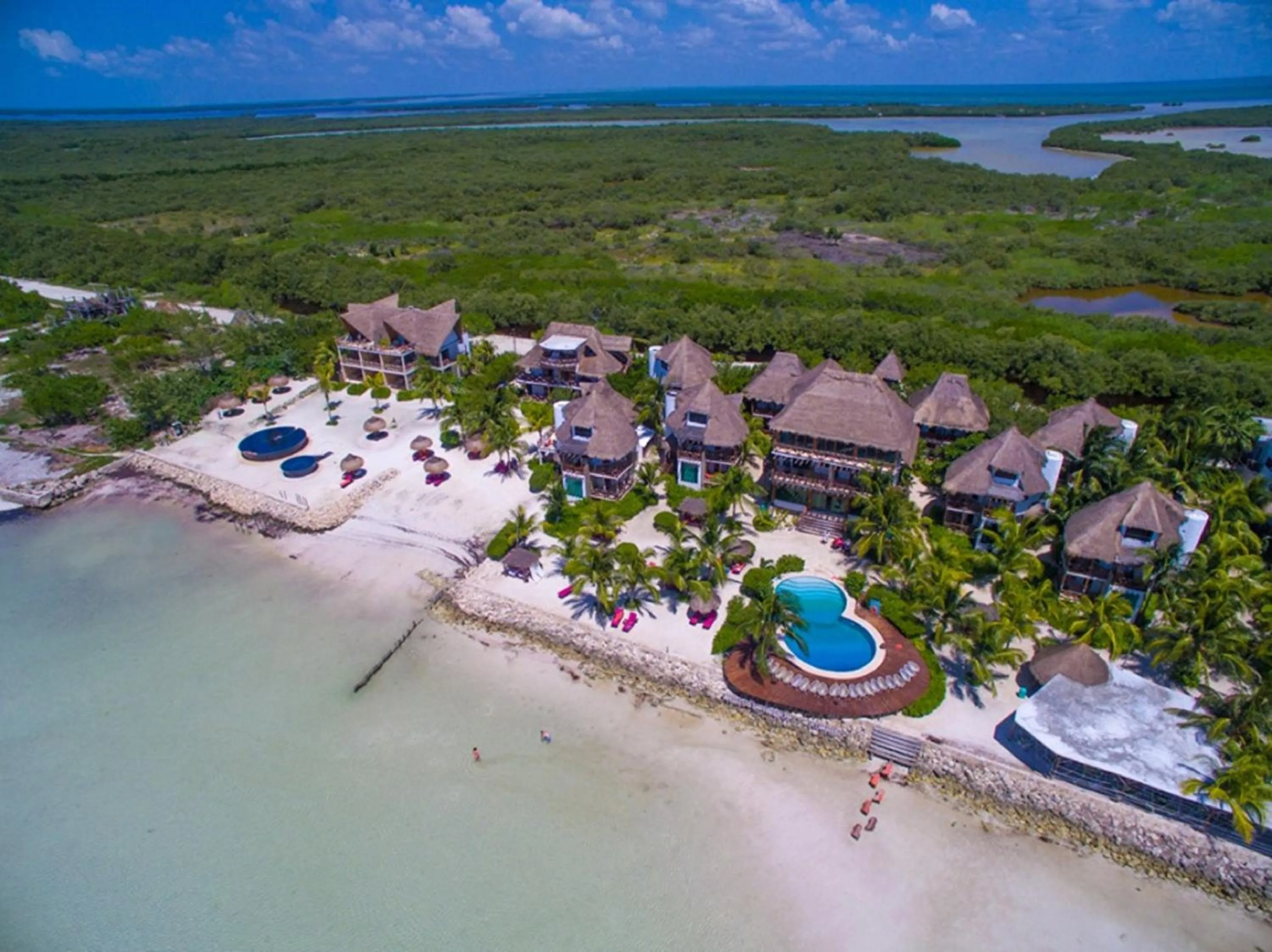 Bird's eye view in Hotel Villas Flamingos