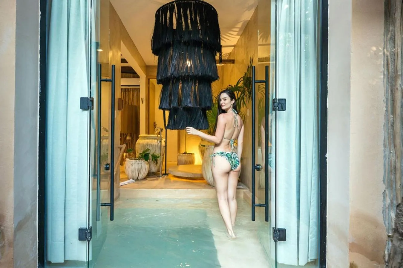 Swimming pool in Hotel Villas Flamingos