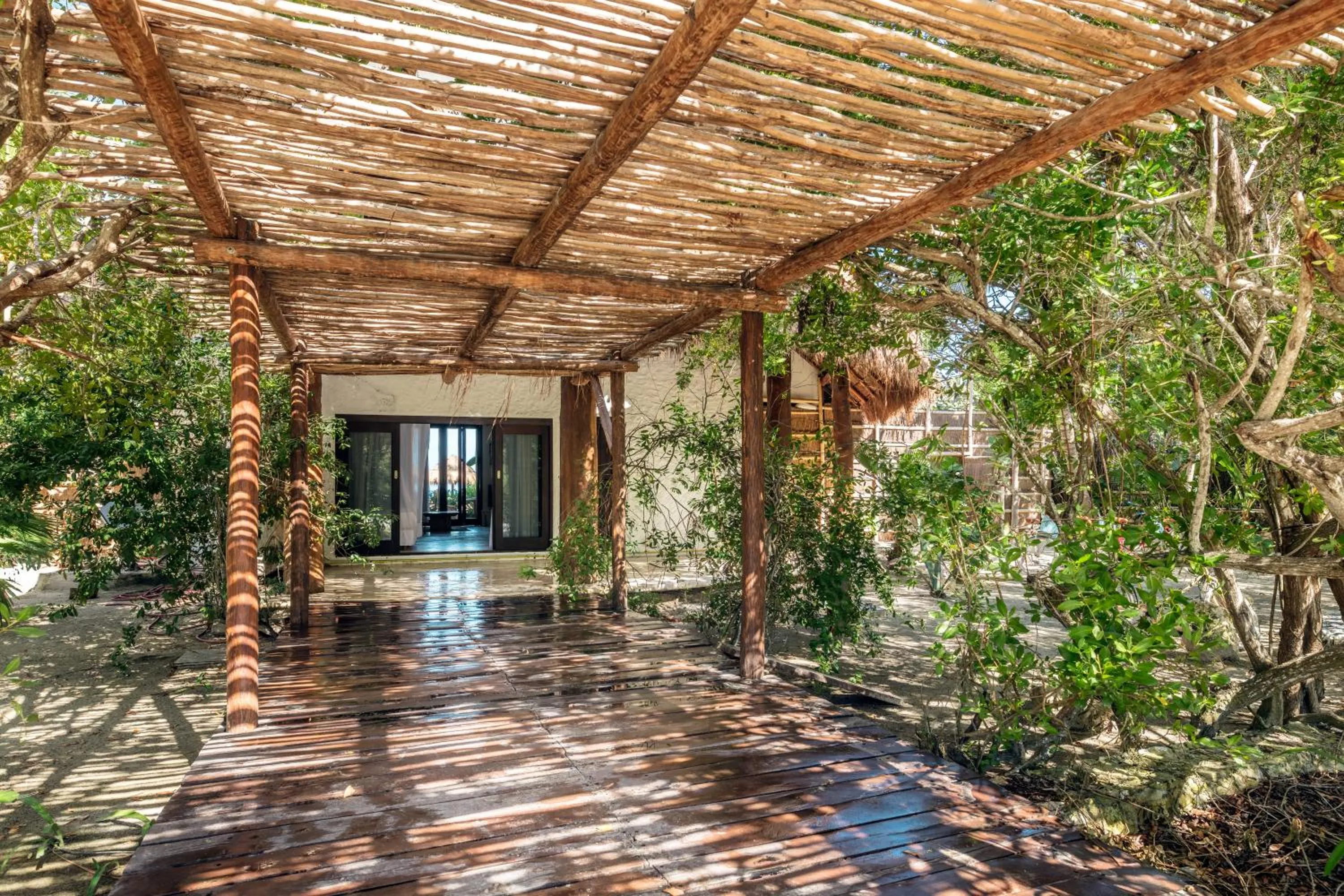 Facade/entrance in Hotel Villas Flamingos