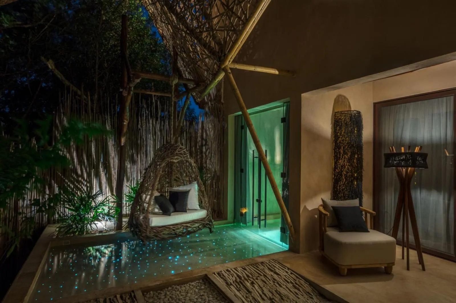 Garden view in Hotel Villas Flamingos