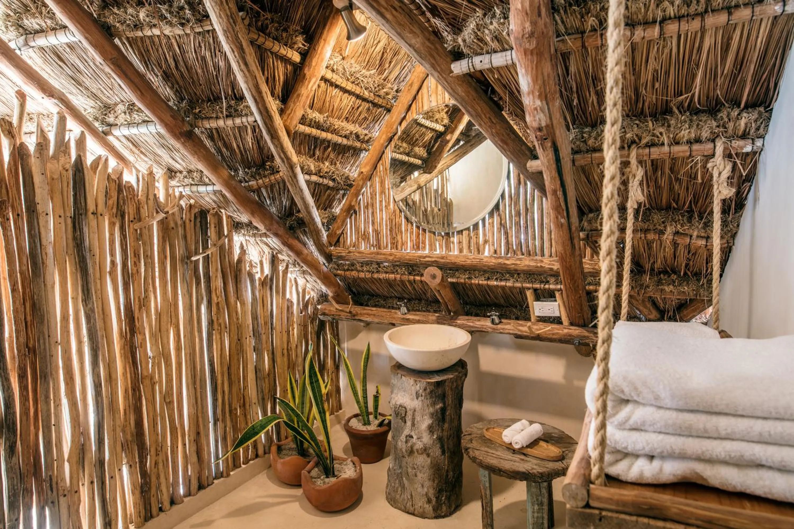 Toilet in Hotel Villas Flamingos