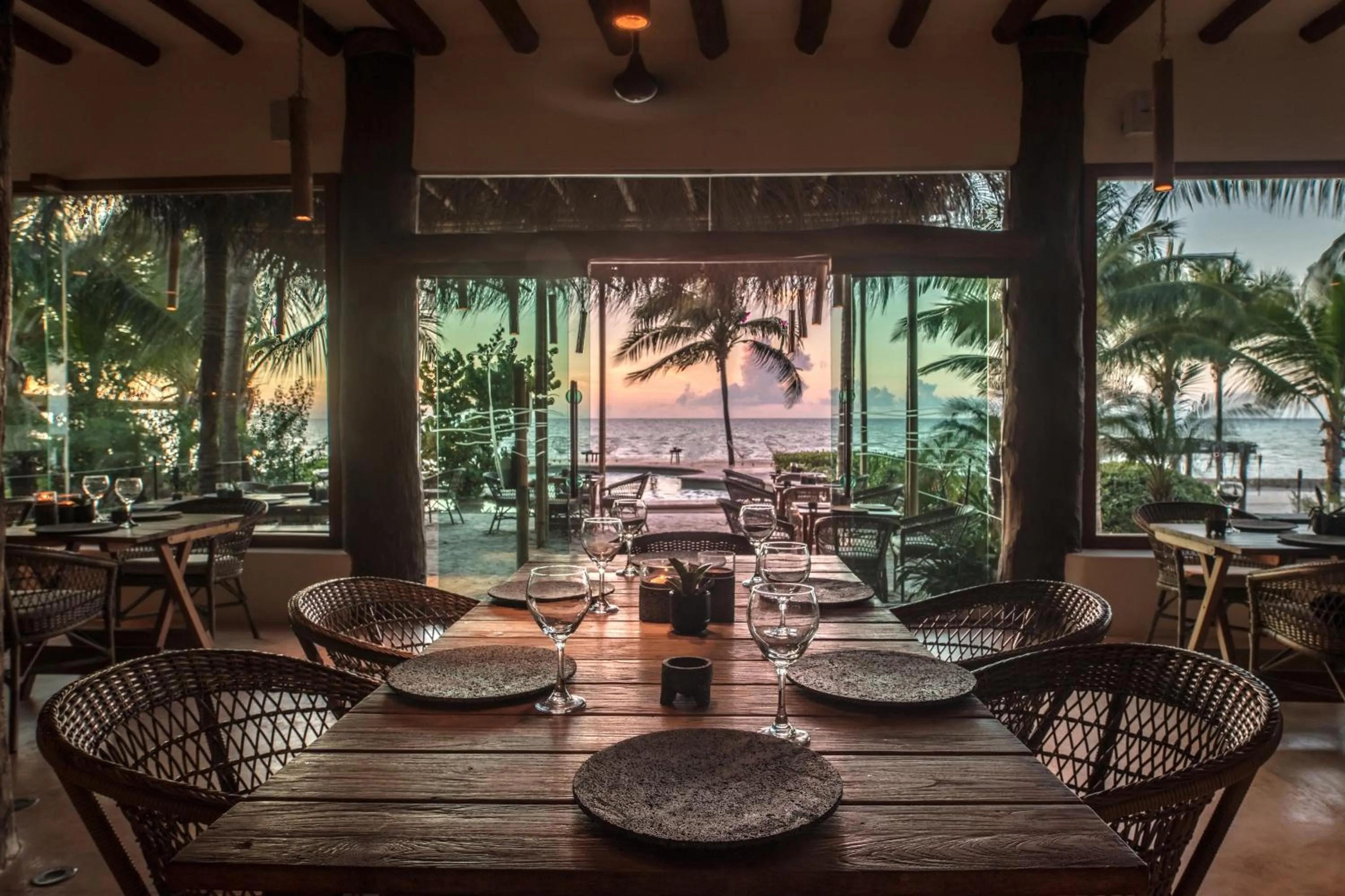 Restaurant/places to eat in Hotel Villas Flamingos