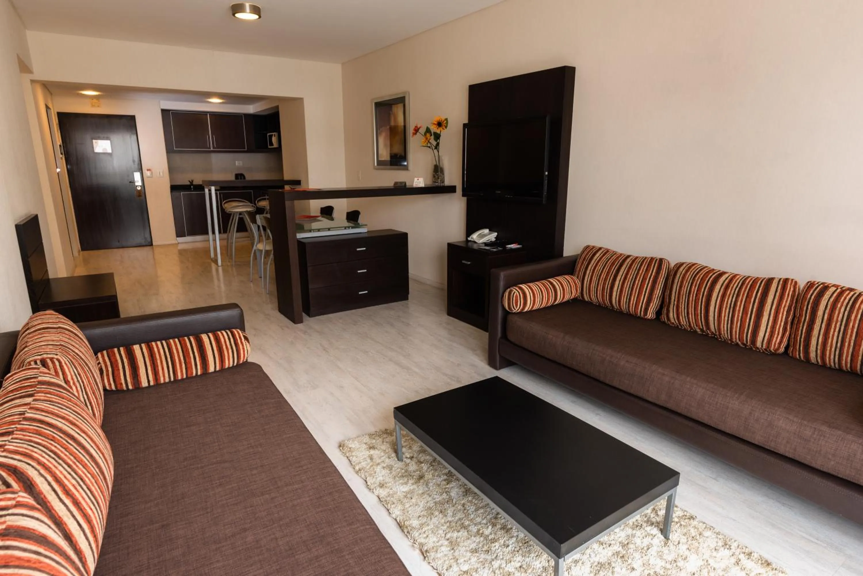 Living room in Icaro Suites