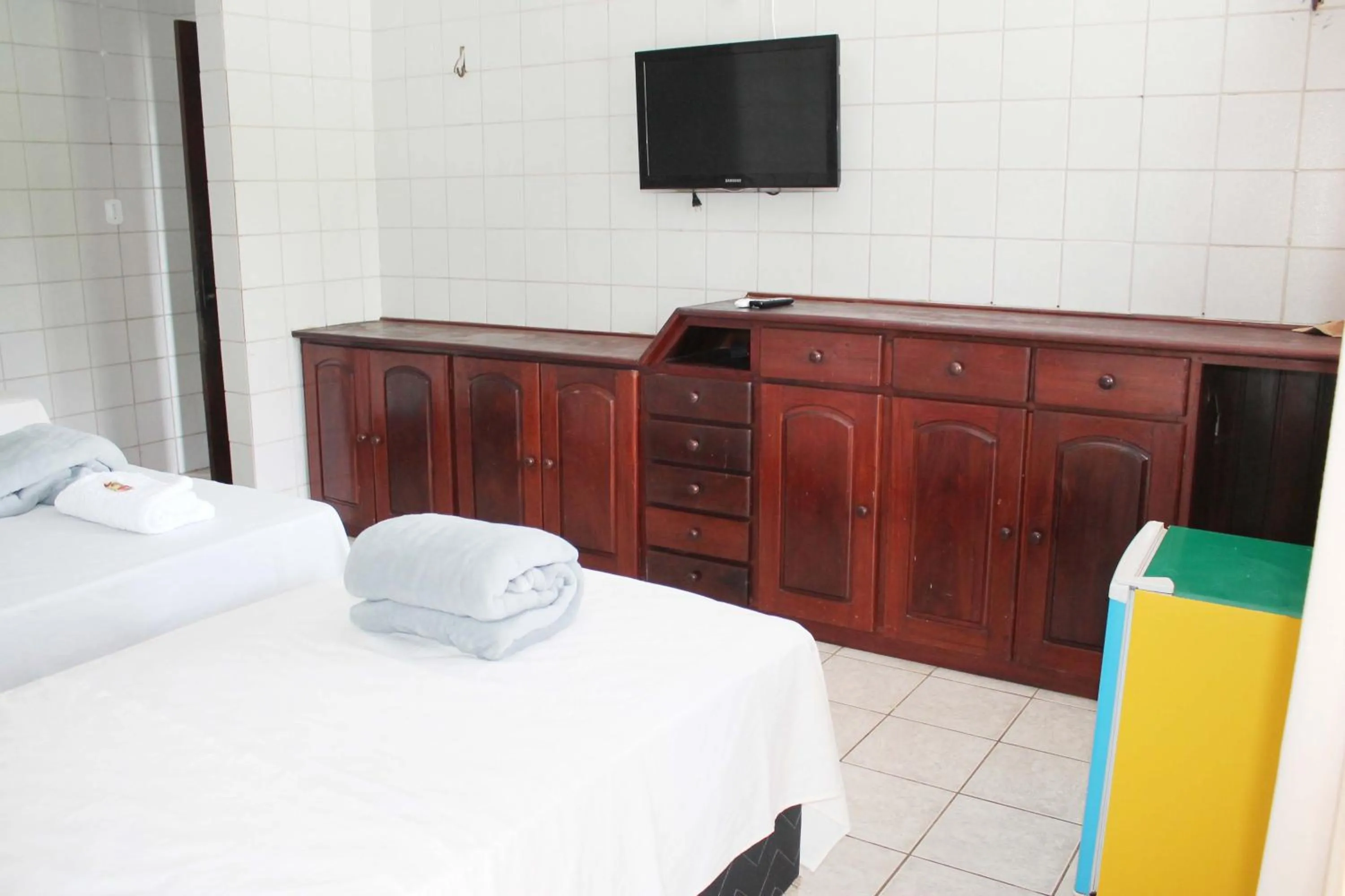 Bed in Hotel Pousada Farol da Praia