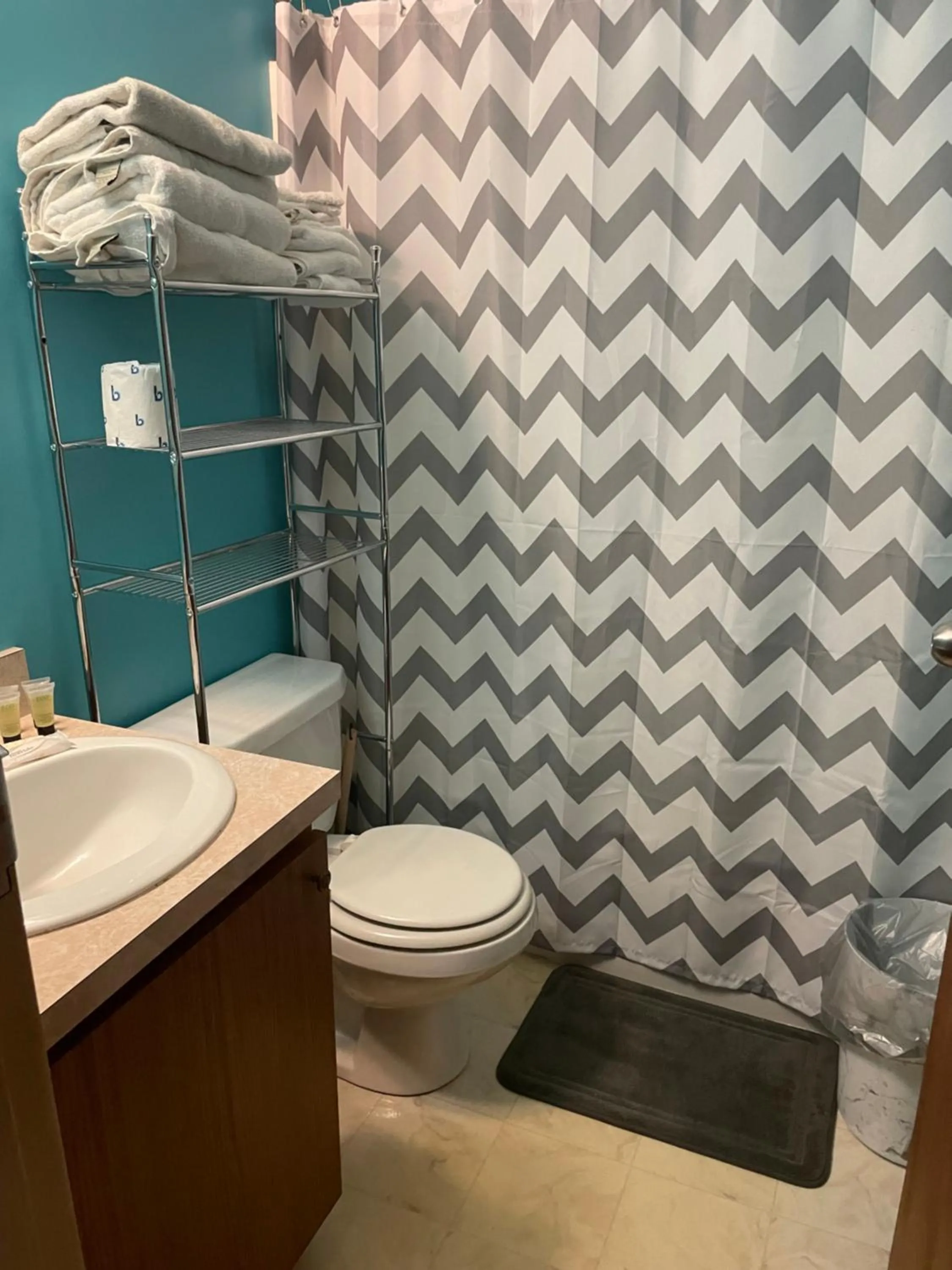 Shower in Lake Point Motel