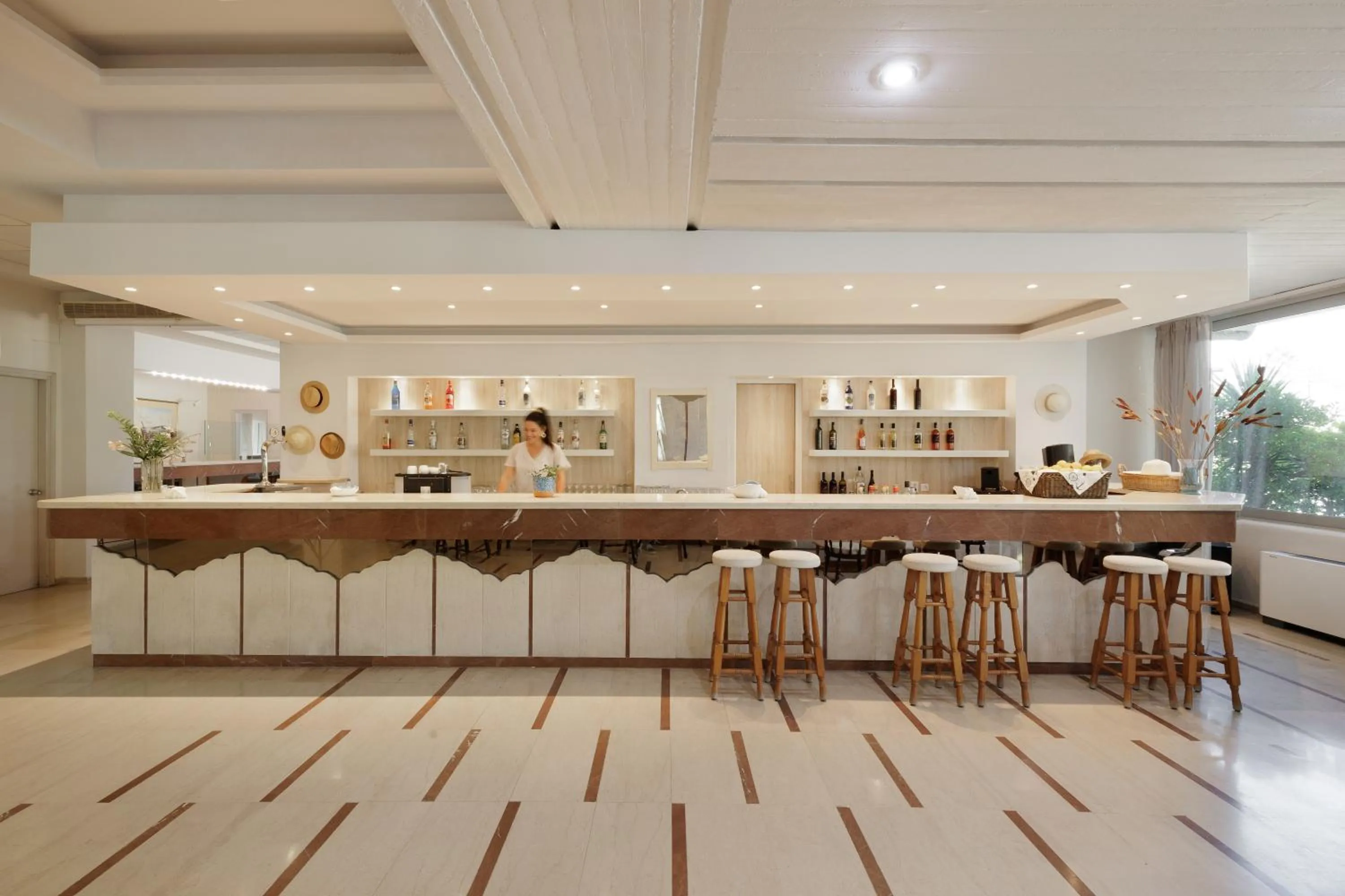 Lounge or bar in Livadi Nafsika Hotel - Adults Only