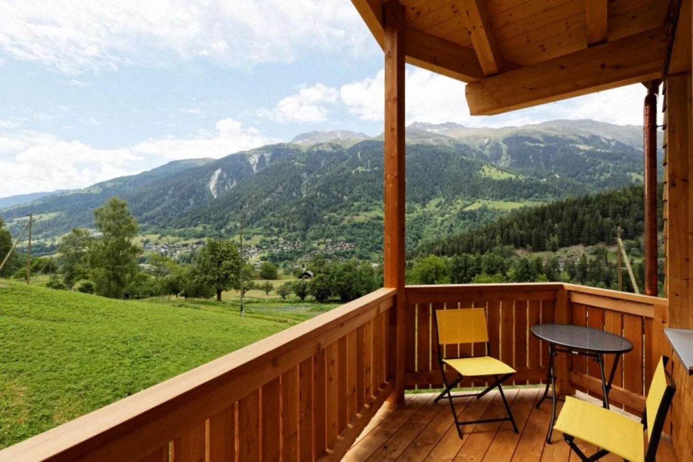 Balcony/Terrace in BerglandHof Hotel Ernen