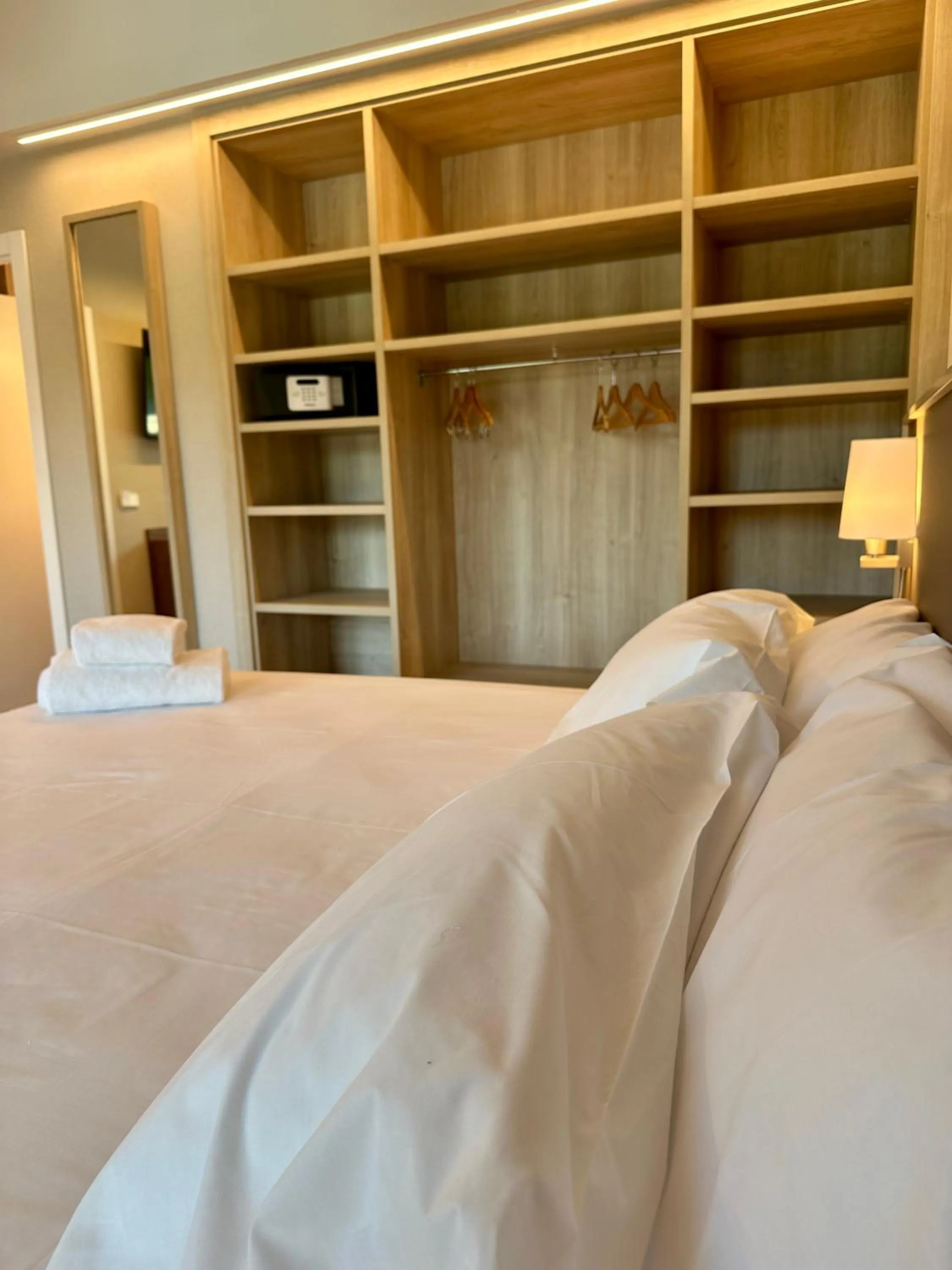 Bed in Hotel Solana del Ter