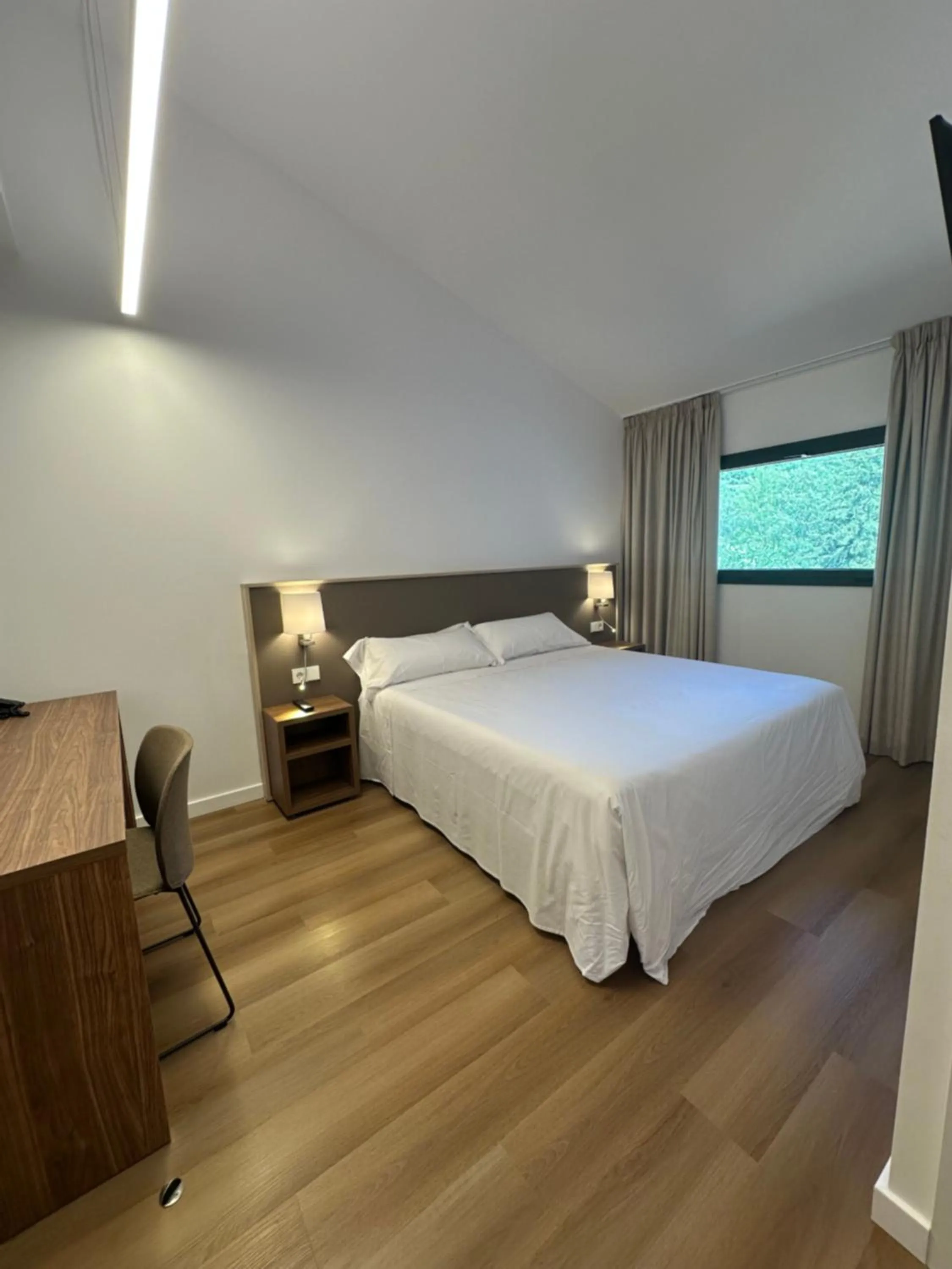 Bed in Hotel Solana del Ter