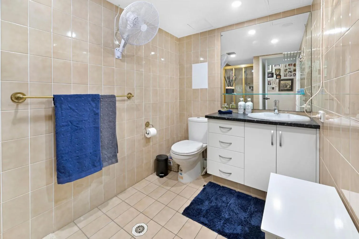 Shower in Genesis Apartments by Gold Coast Premium