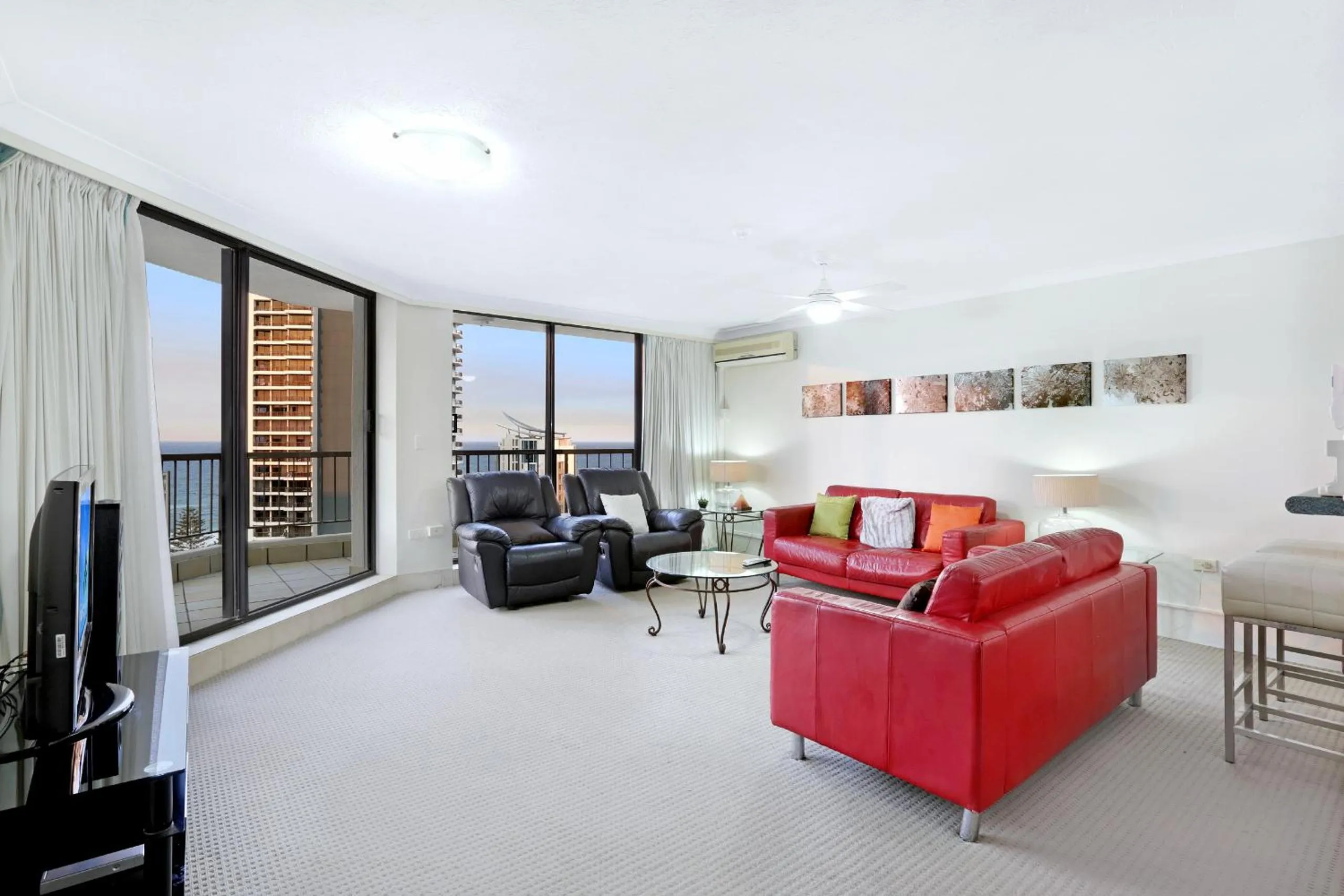 Living room in Genesis Apartments by Gold Coast Premium