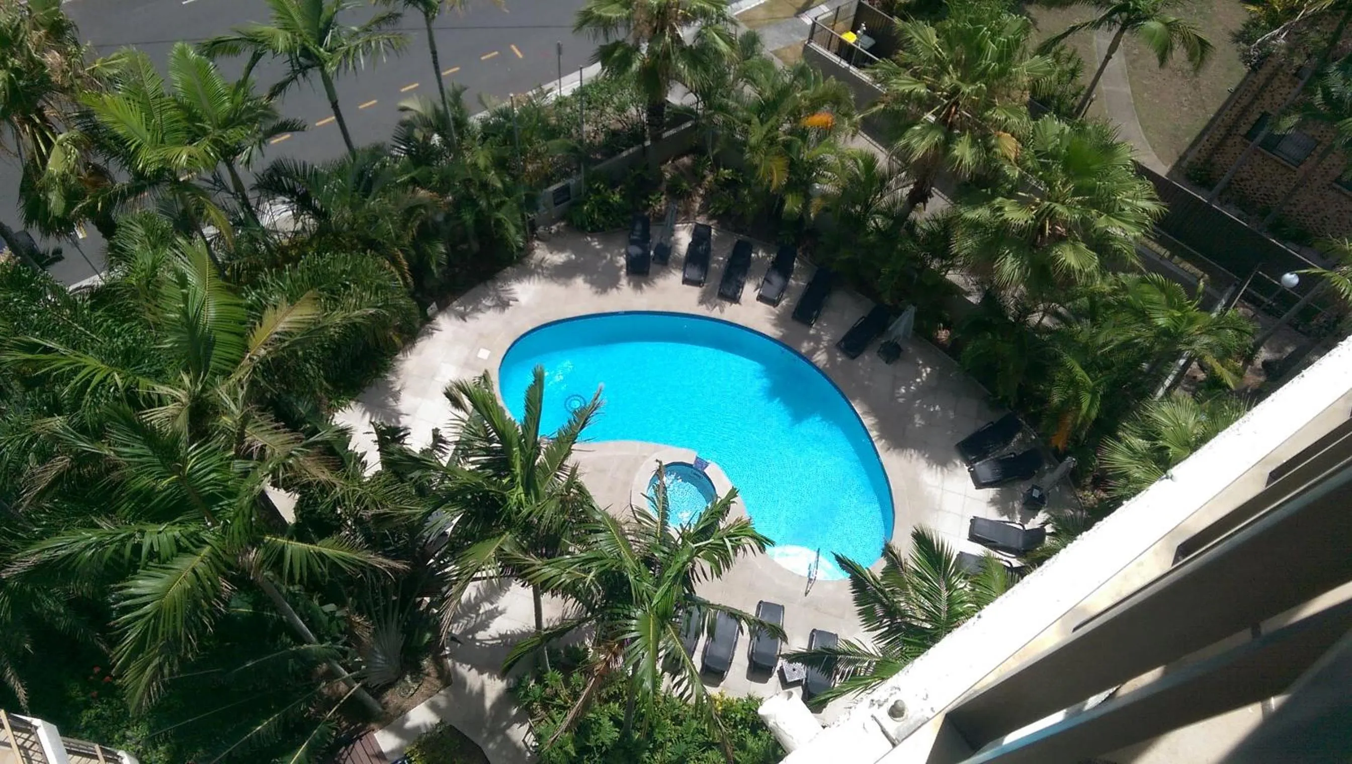 Pool view in Genesis Apartments by Gold Coast Premium