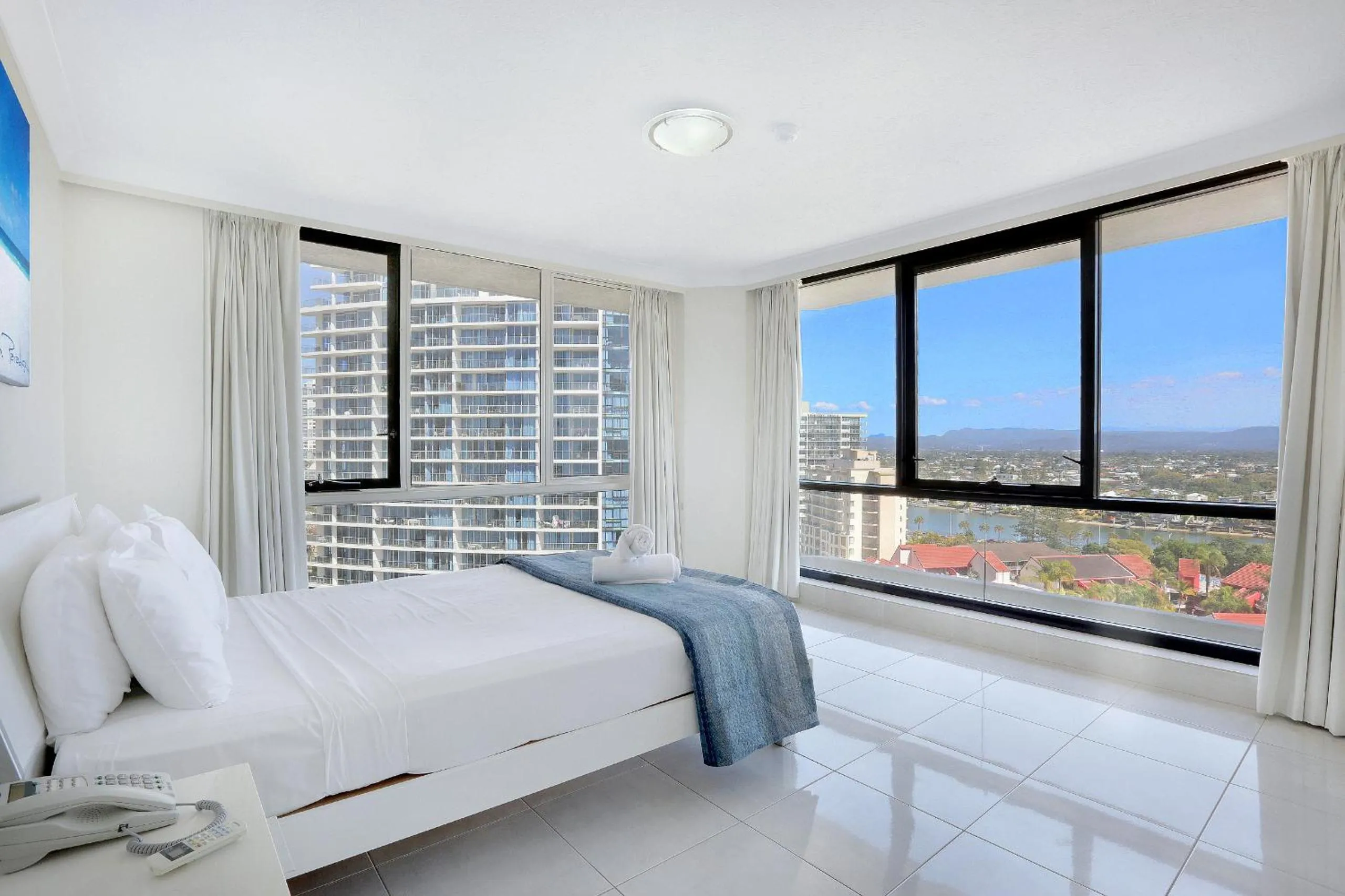 Photo of the whole room, Bed in Genesis Apartments by Gold Coast Premium