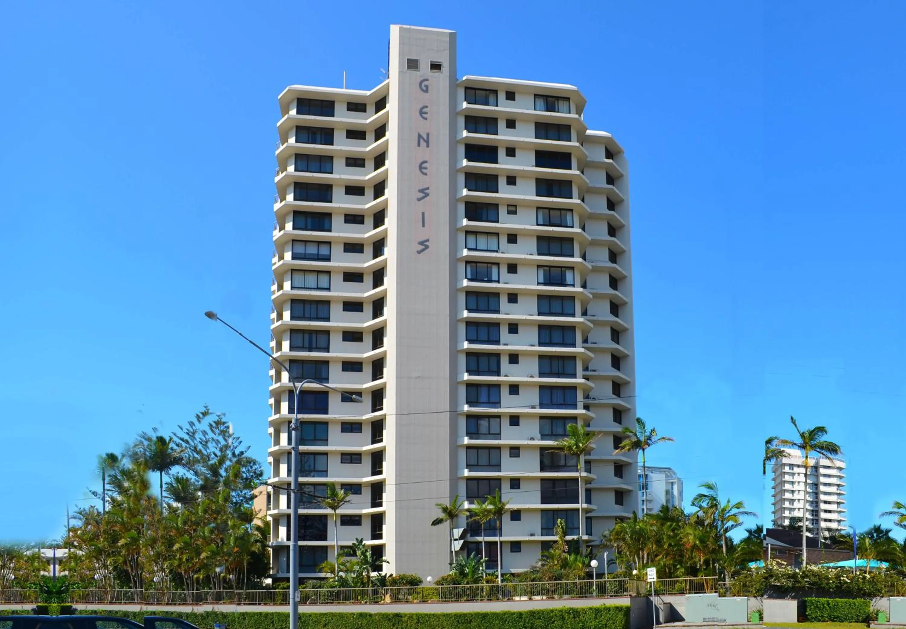 Property building in Genesis Apartments by Gold Coast Premium
