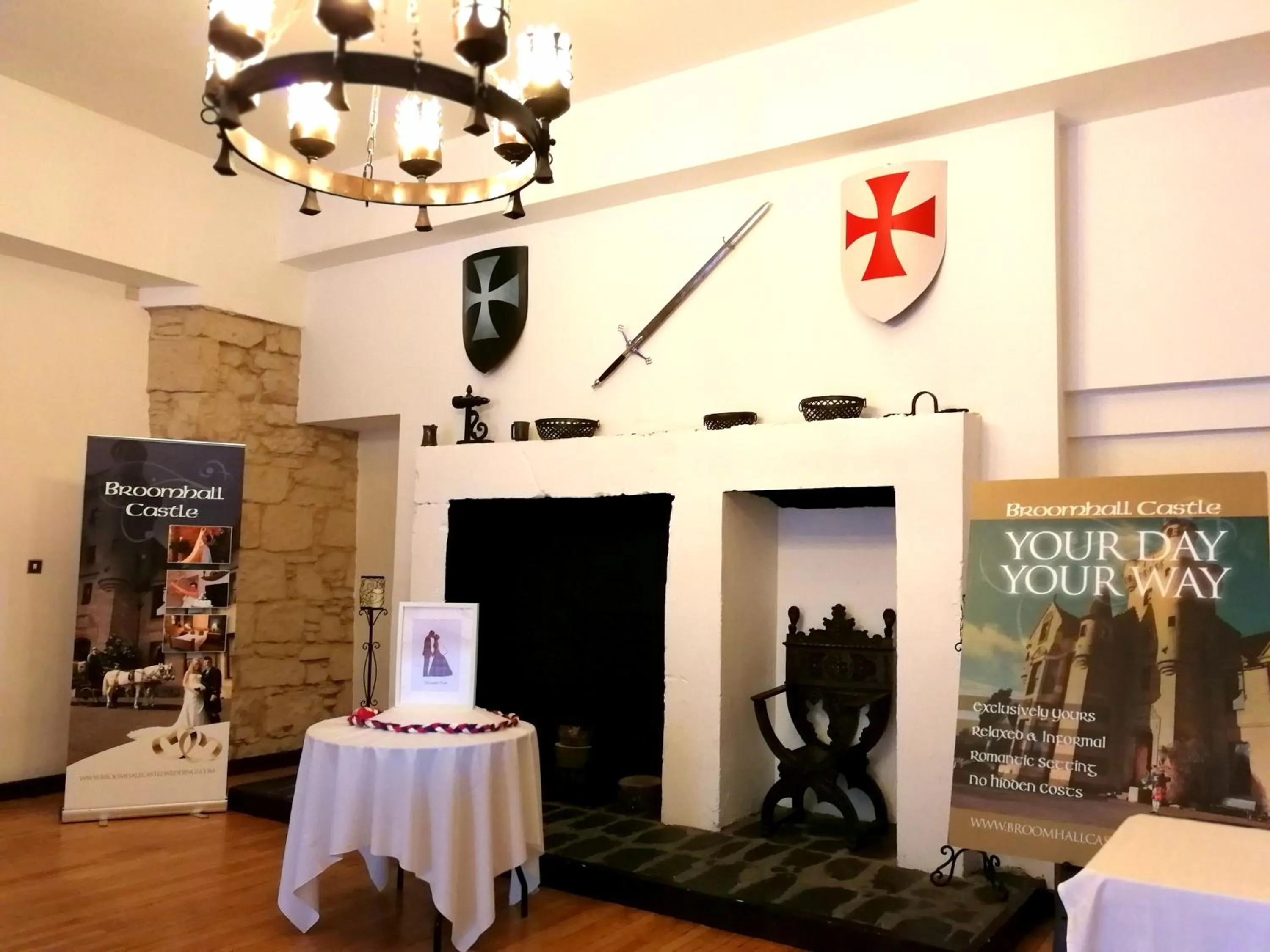 wedding in Broomhall Castle Hotel