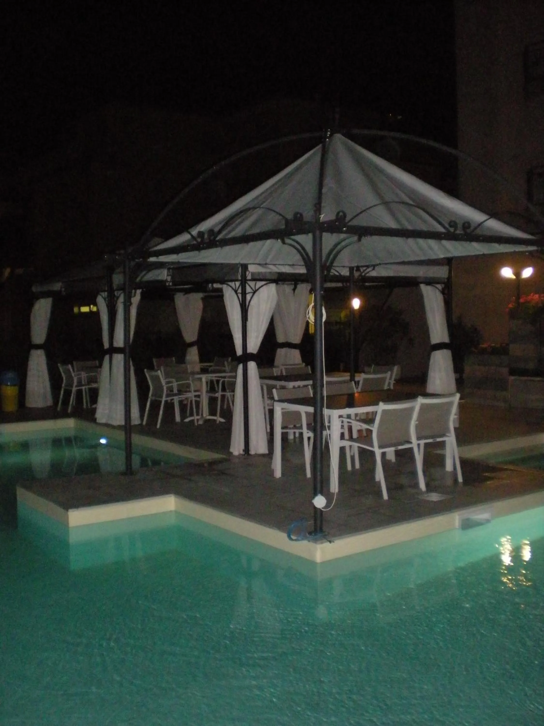 Pool view in Ute Hotel