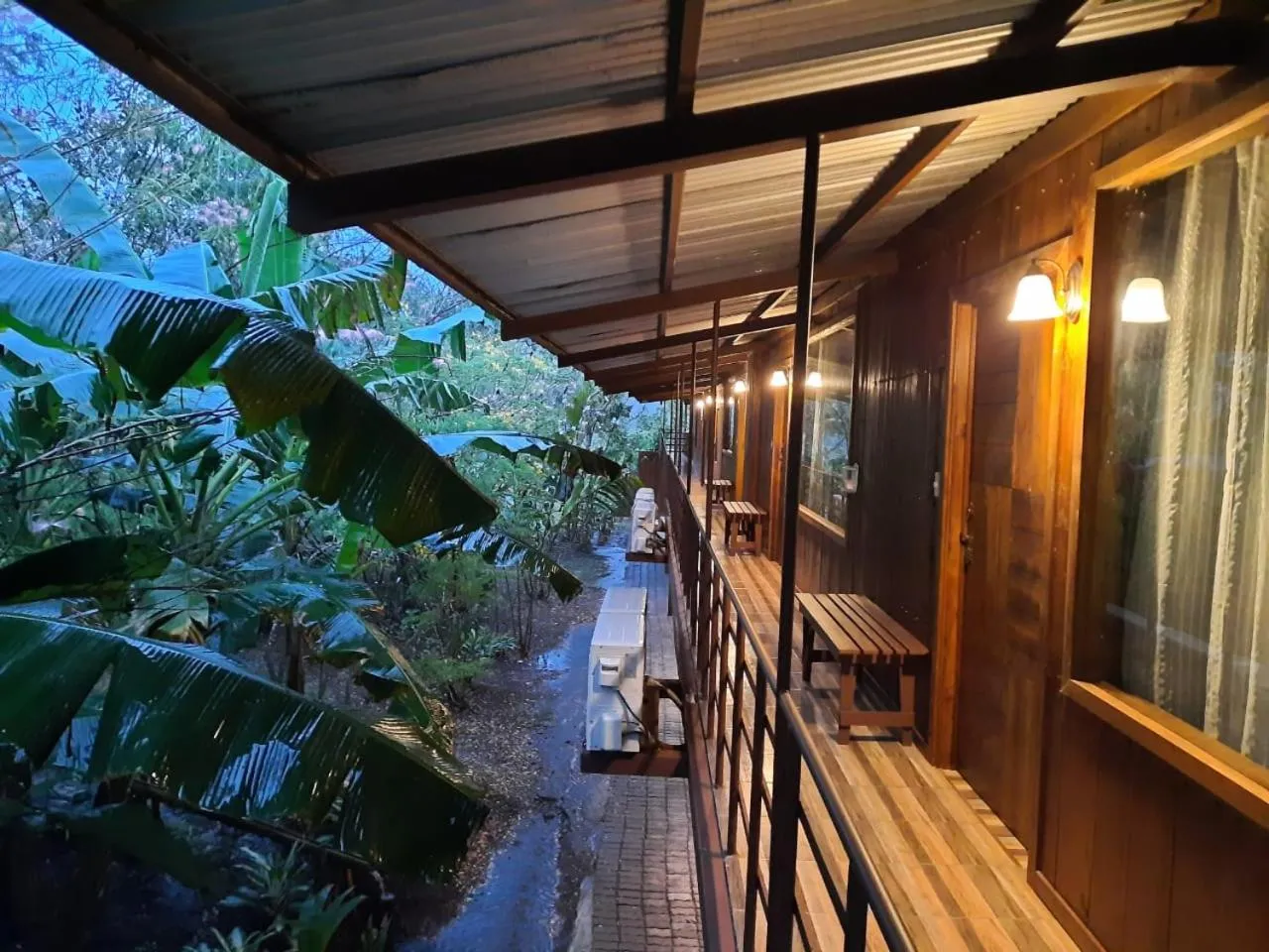 Garden view in Arenal Xilopalo