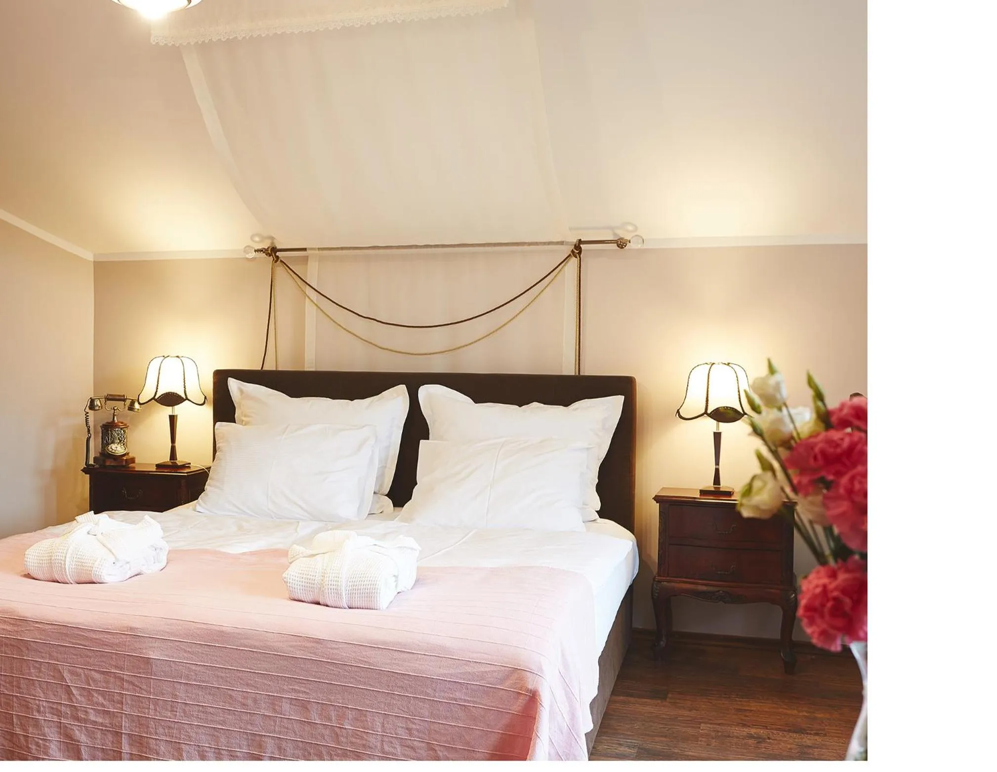 Bed in Pensjonat Pod Jemiołą