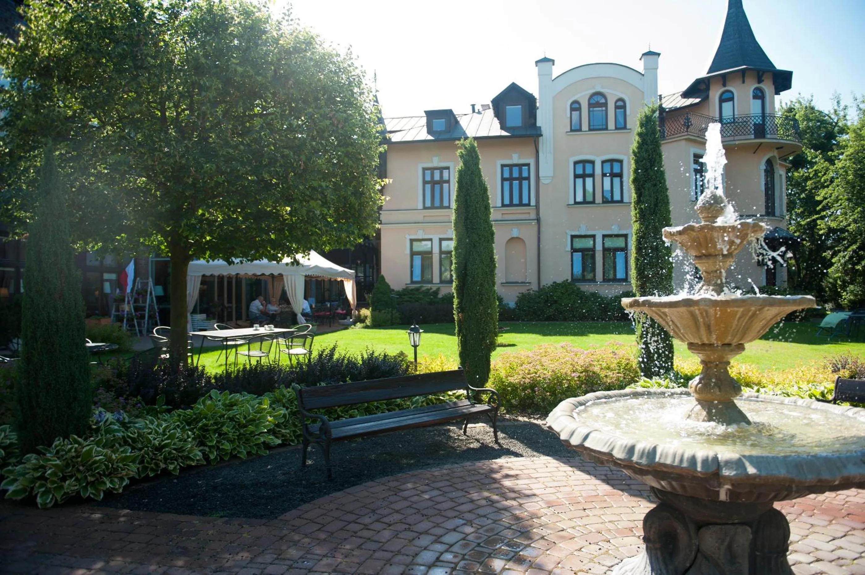 Garden in Pensjonat Pod Jemiołą