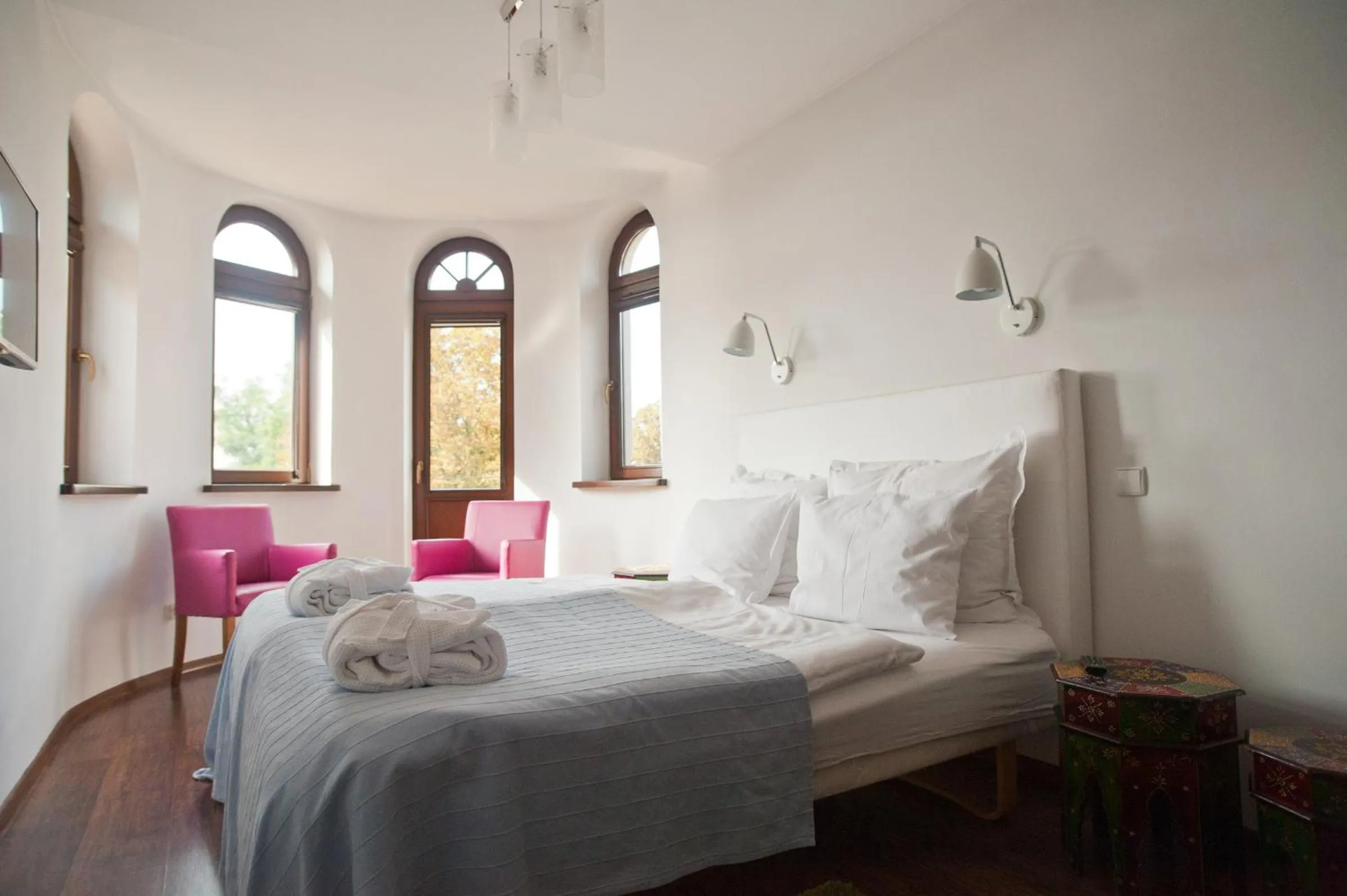 Photo of the whole room, Bed in Pensjonat Pod Jemiołą