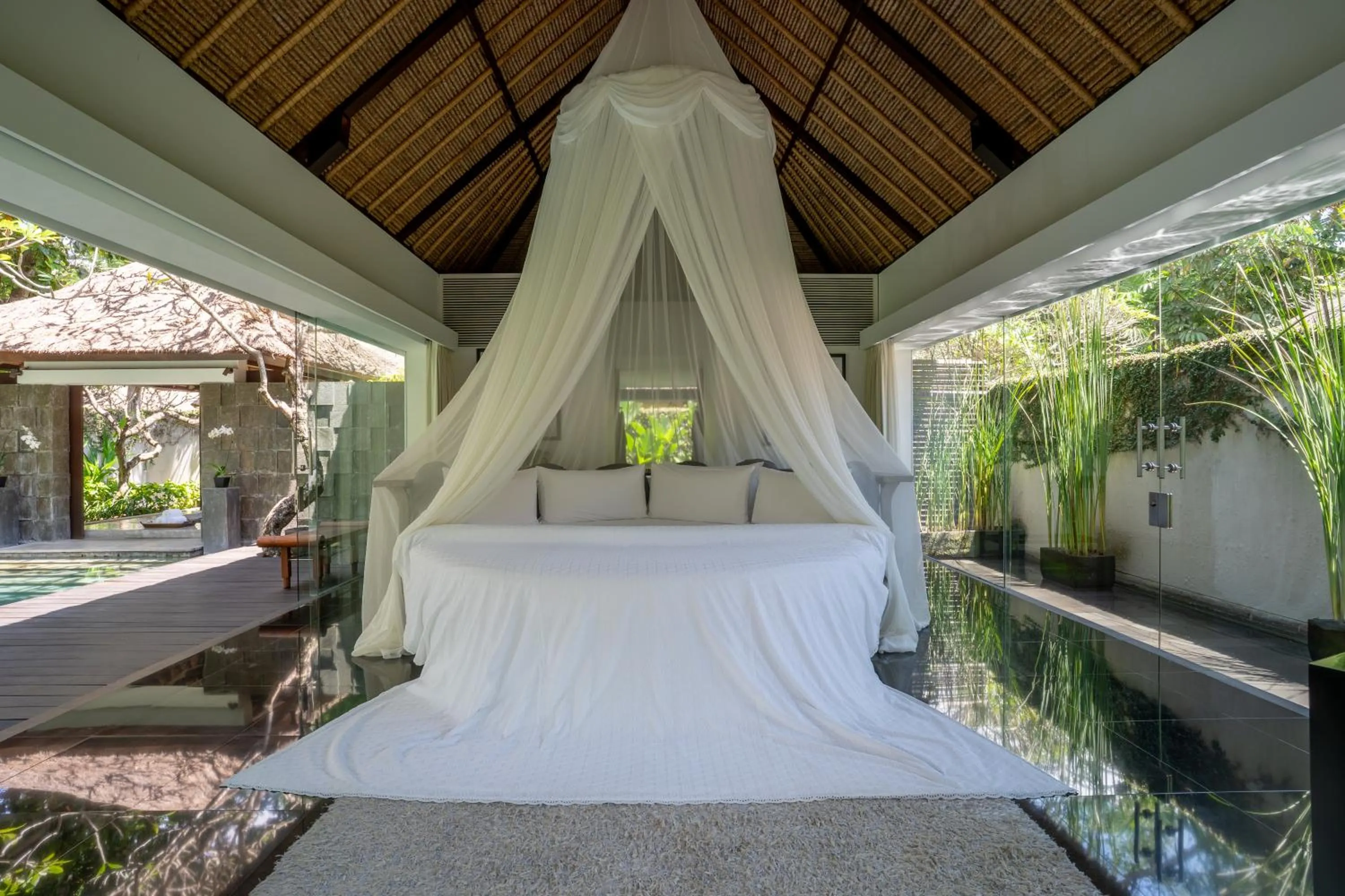 Bed in Kayumanis Nusa Dua Private Villa & Spa