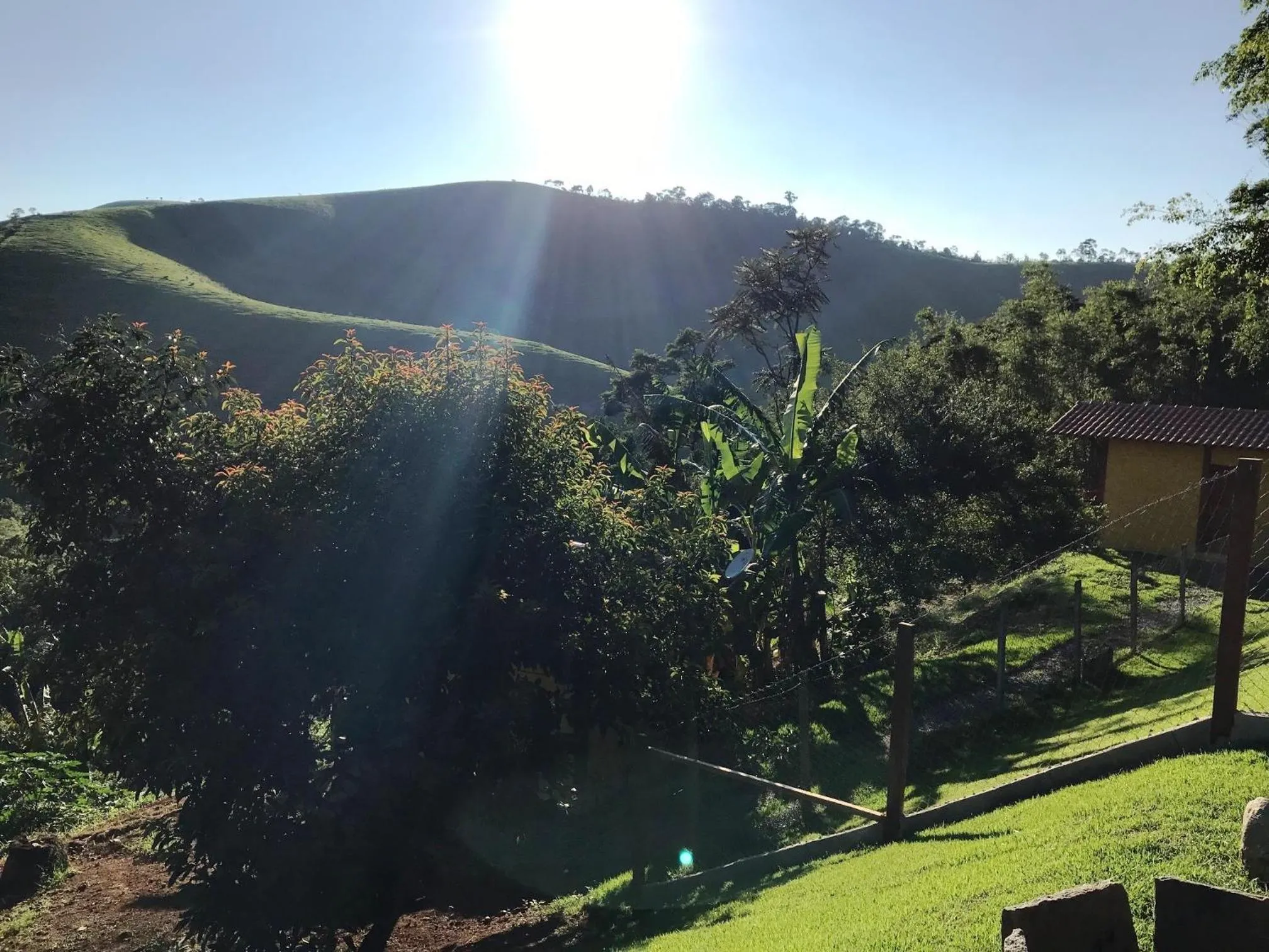 Garden view in Pousada Sitio Barreirinha