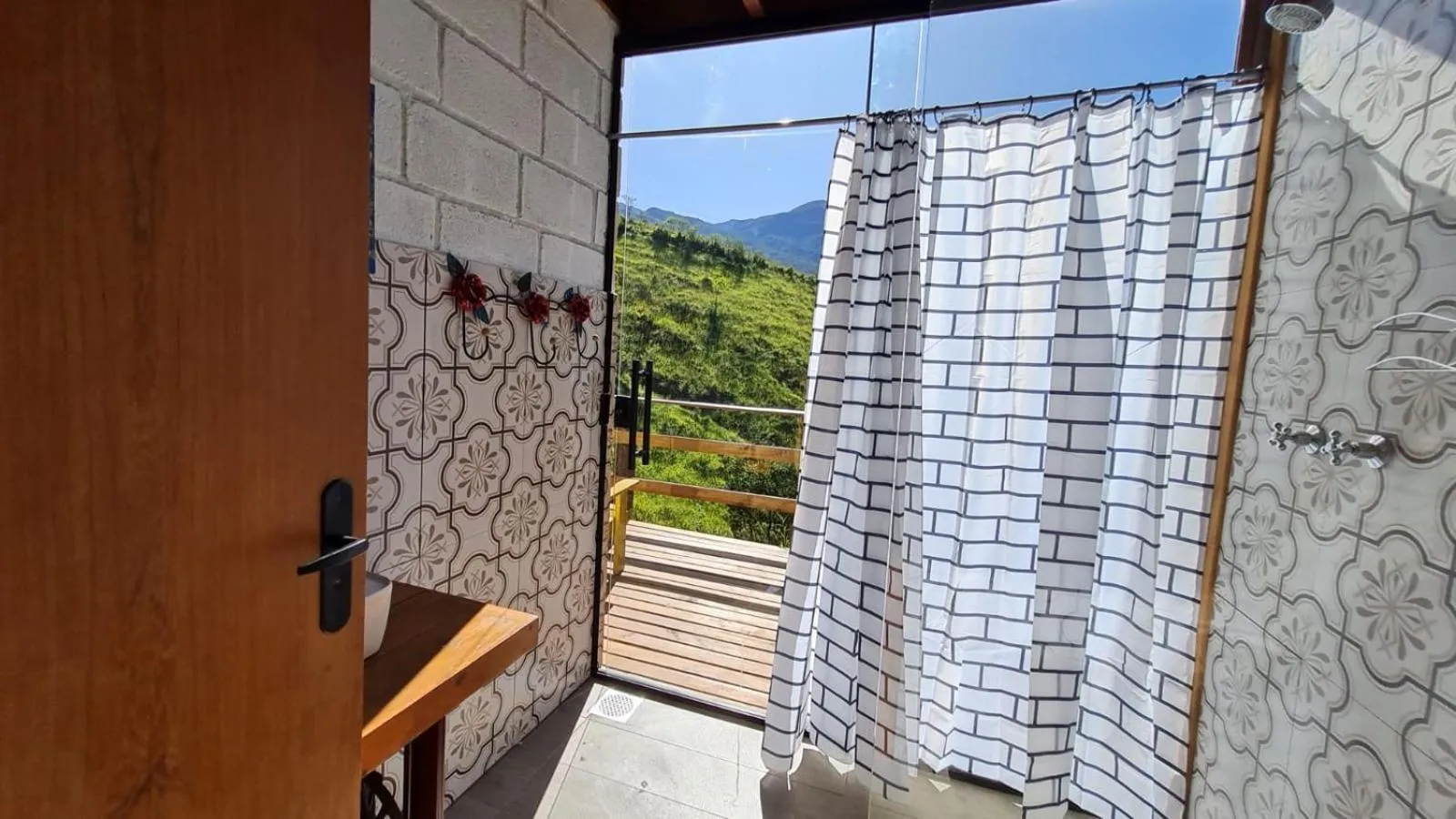 Bathroom in Pousada Sitio Barreirinha