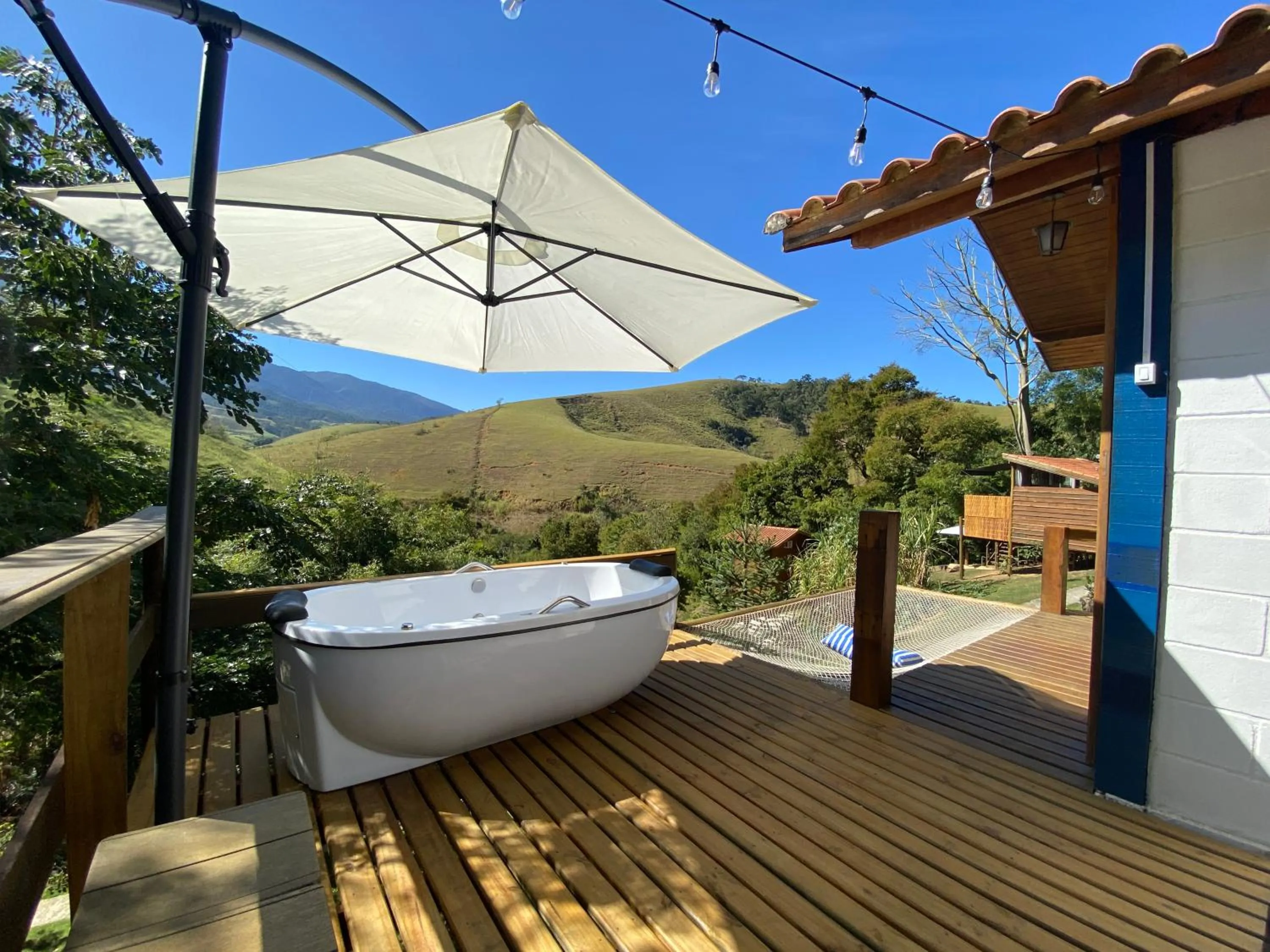 Hot Tub in Pousada Sitio Barreirinha