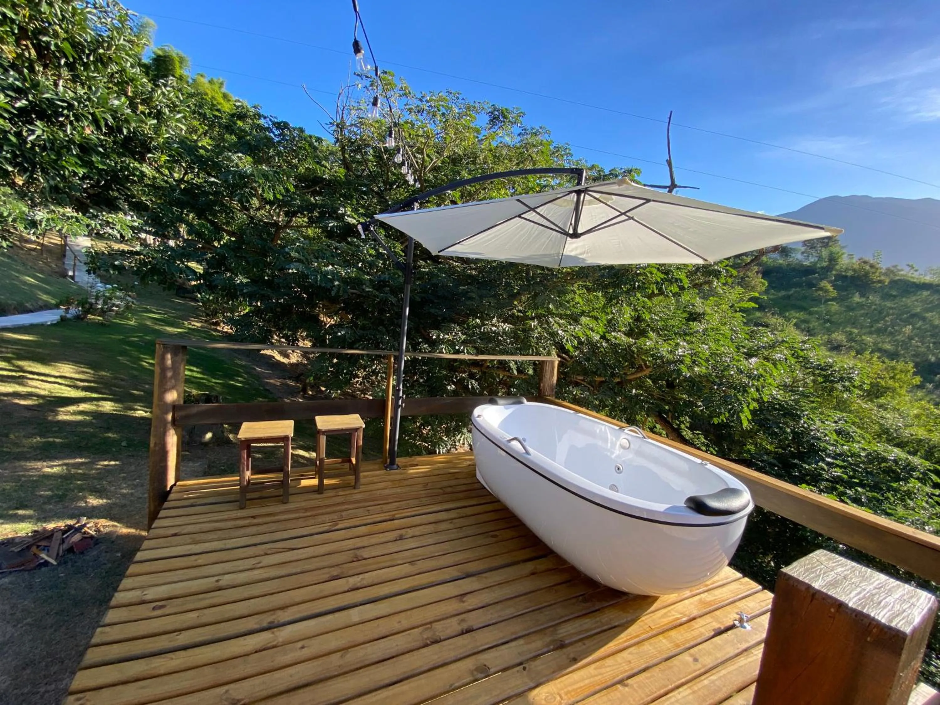 Patio in Pousada Sitio Barreirinha