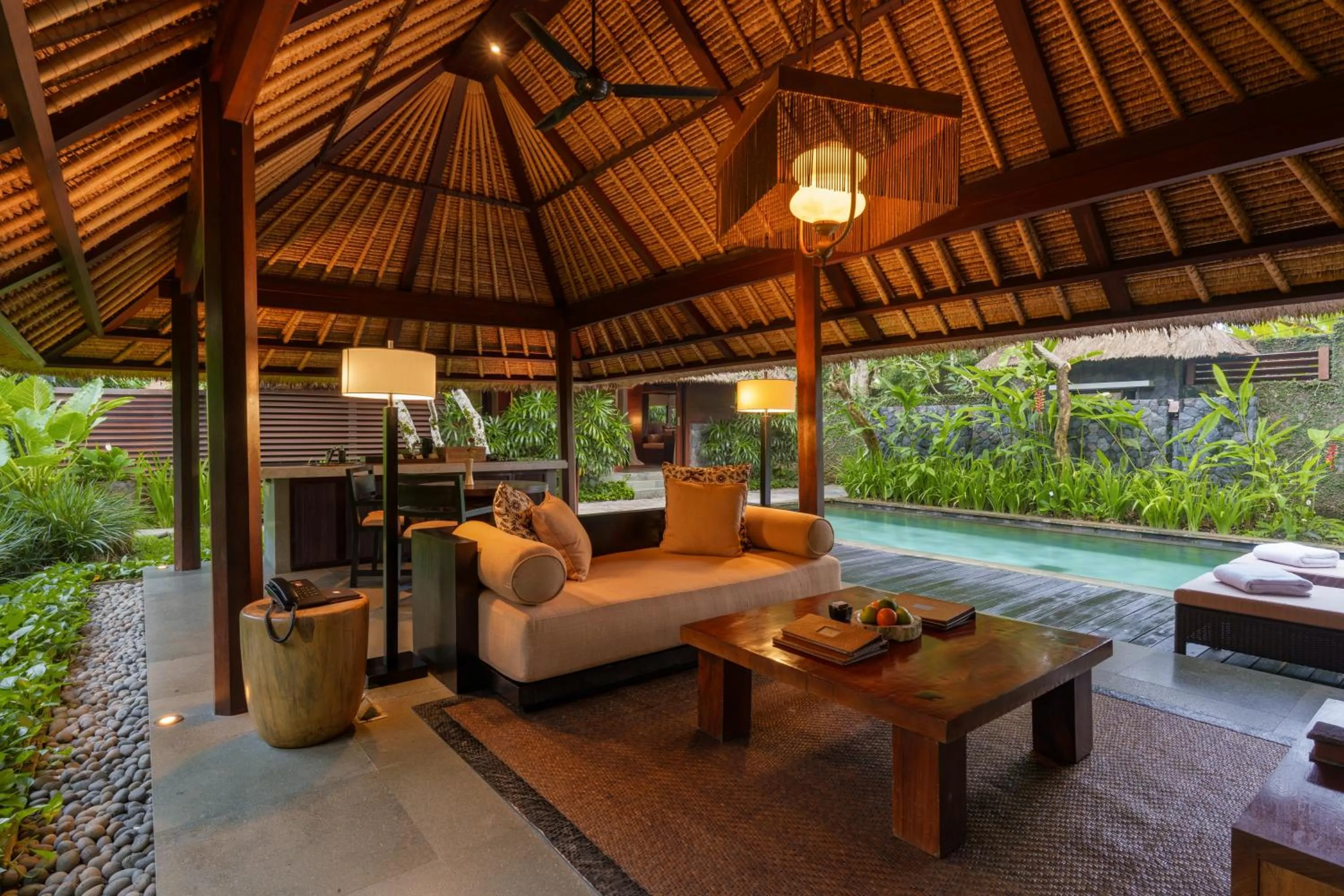 Living room in Kayumanis Ubud Private Villas & Spa
