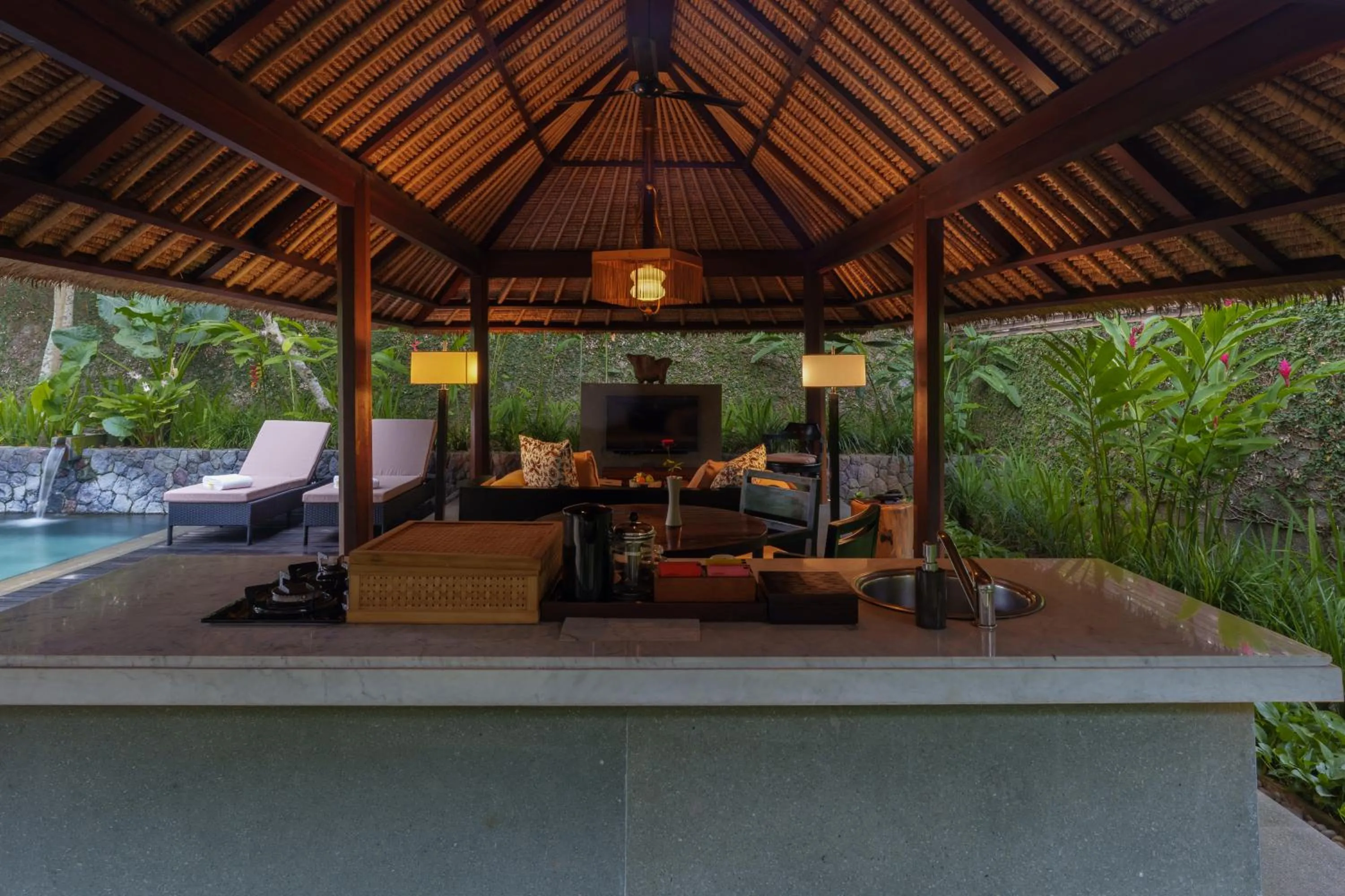 Living room in Kayumanis Ubud Private Villas & Spa