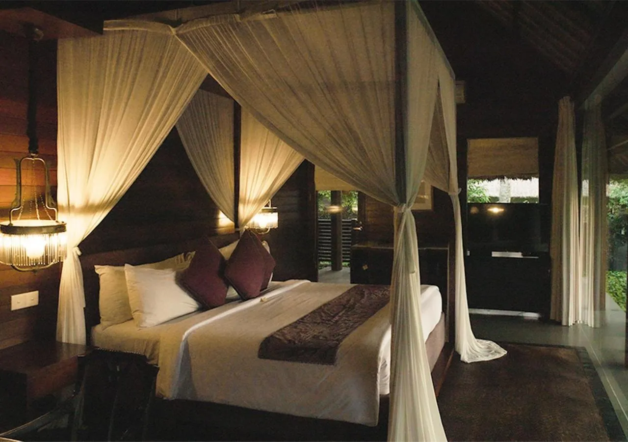 Bed in Kayumanis Ubud Private Villas & Spa