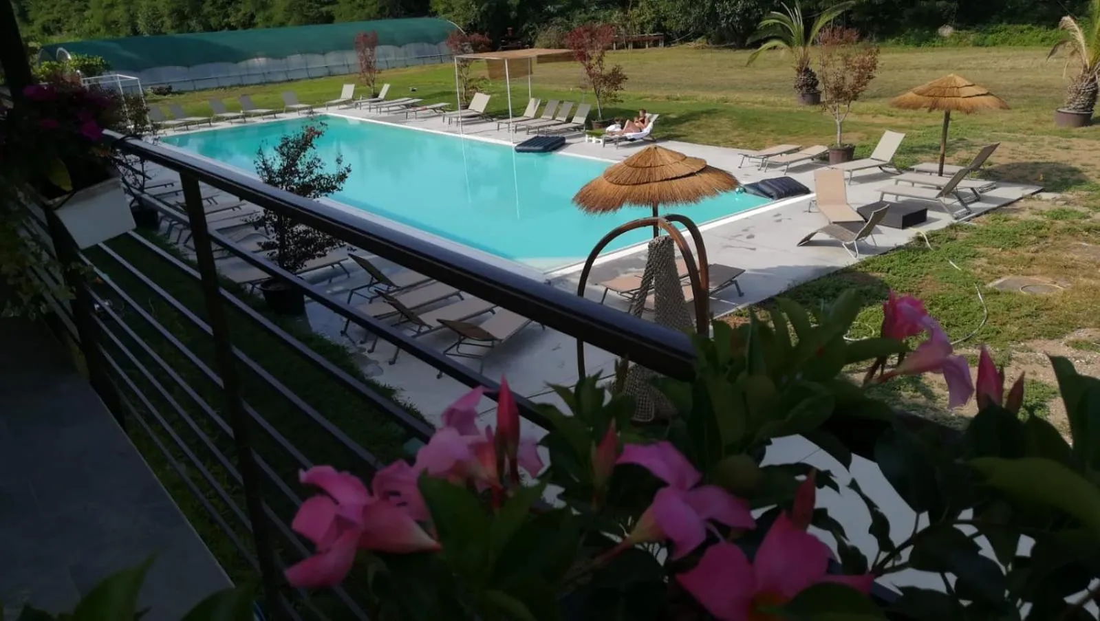 Pool view in Agriturismo Dolce Luna