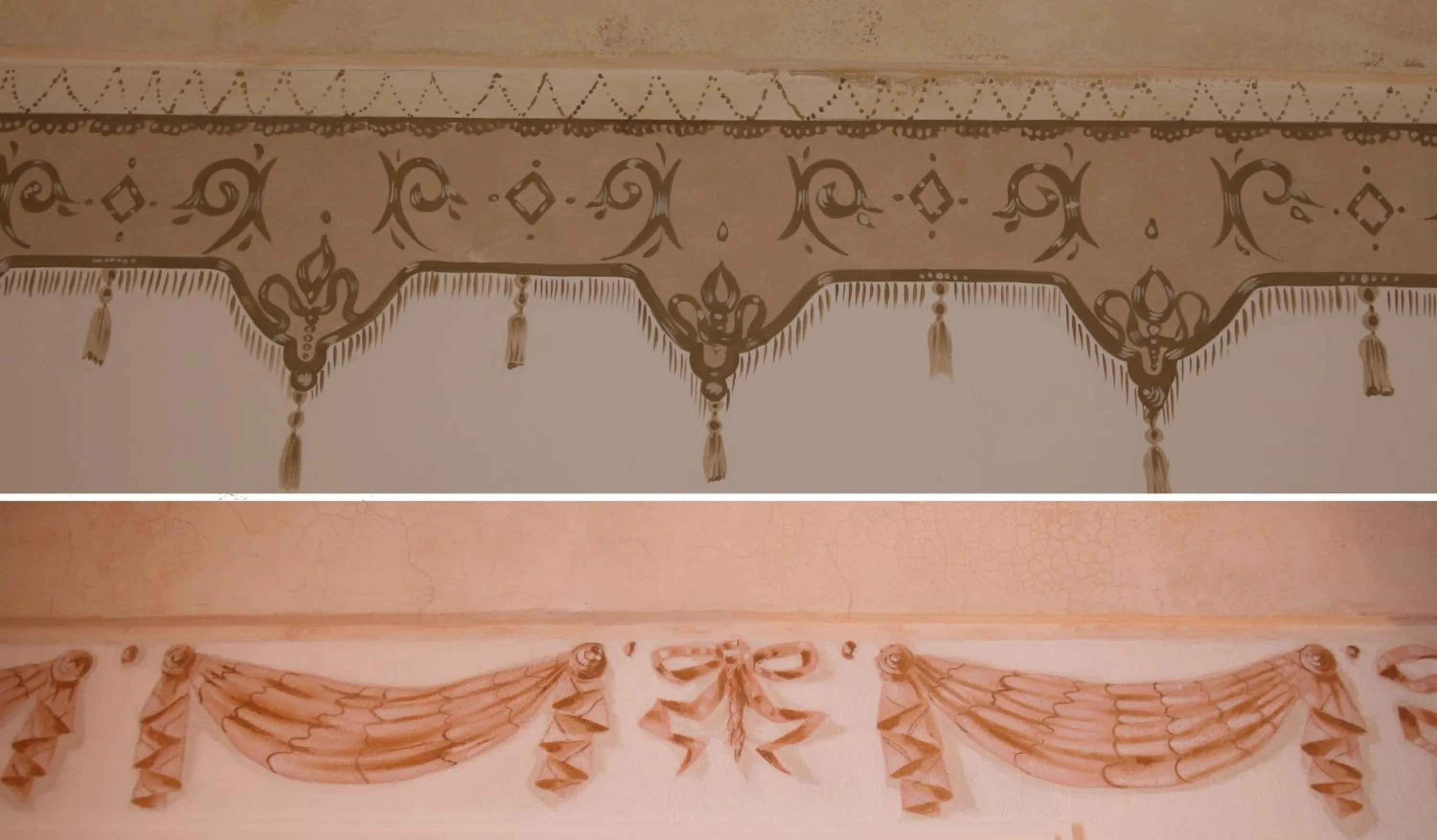 Decorative detail in Hotel Portici
