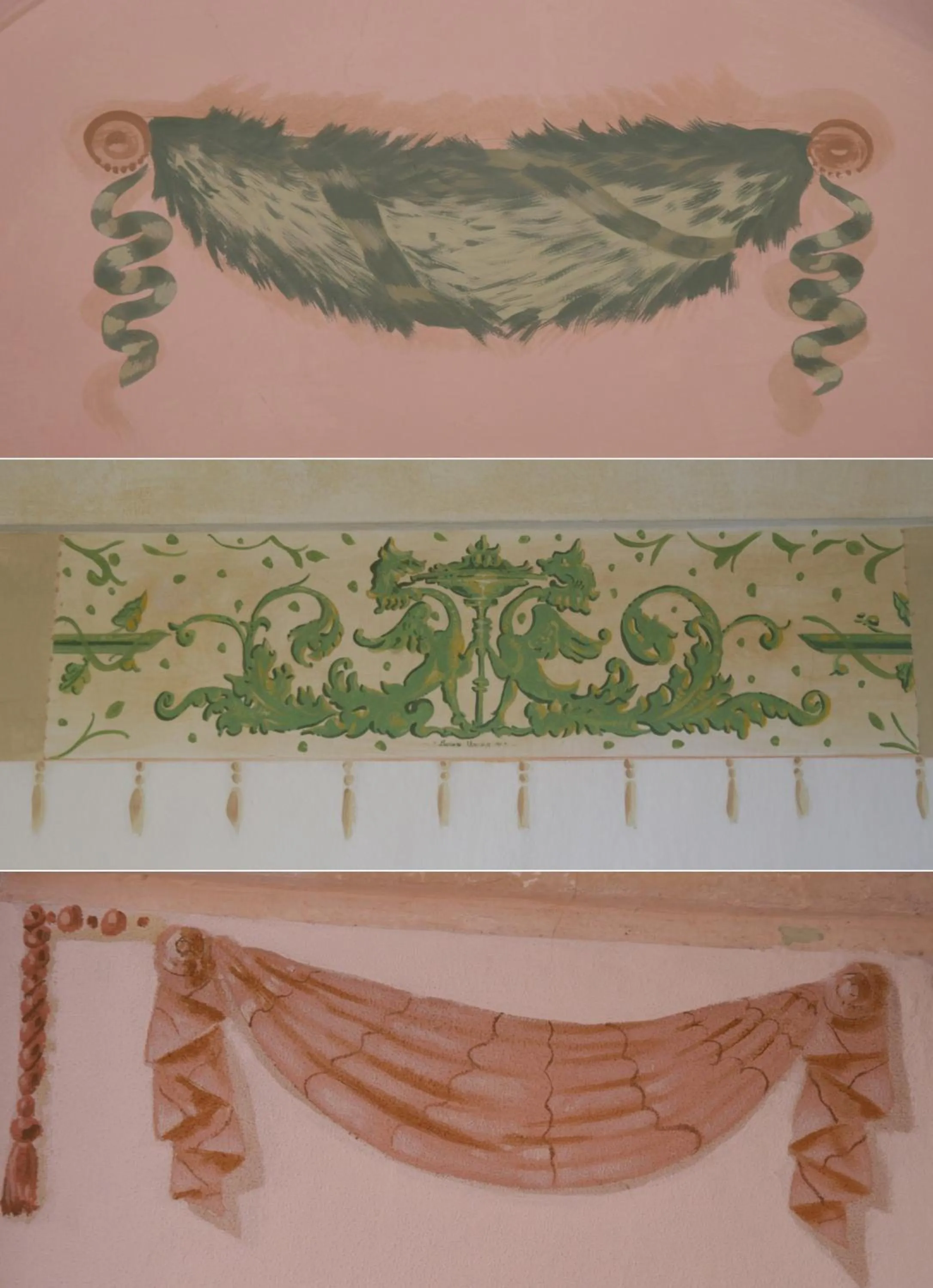 Decorative detail in Hotel Portici