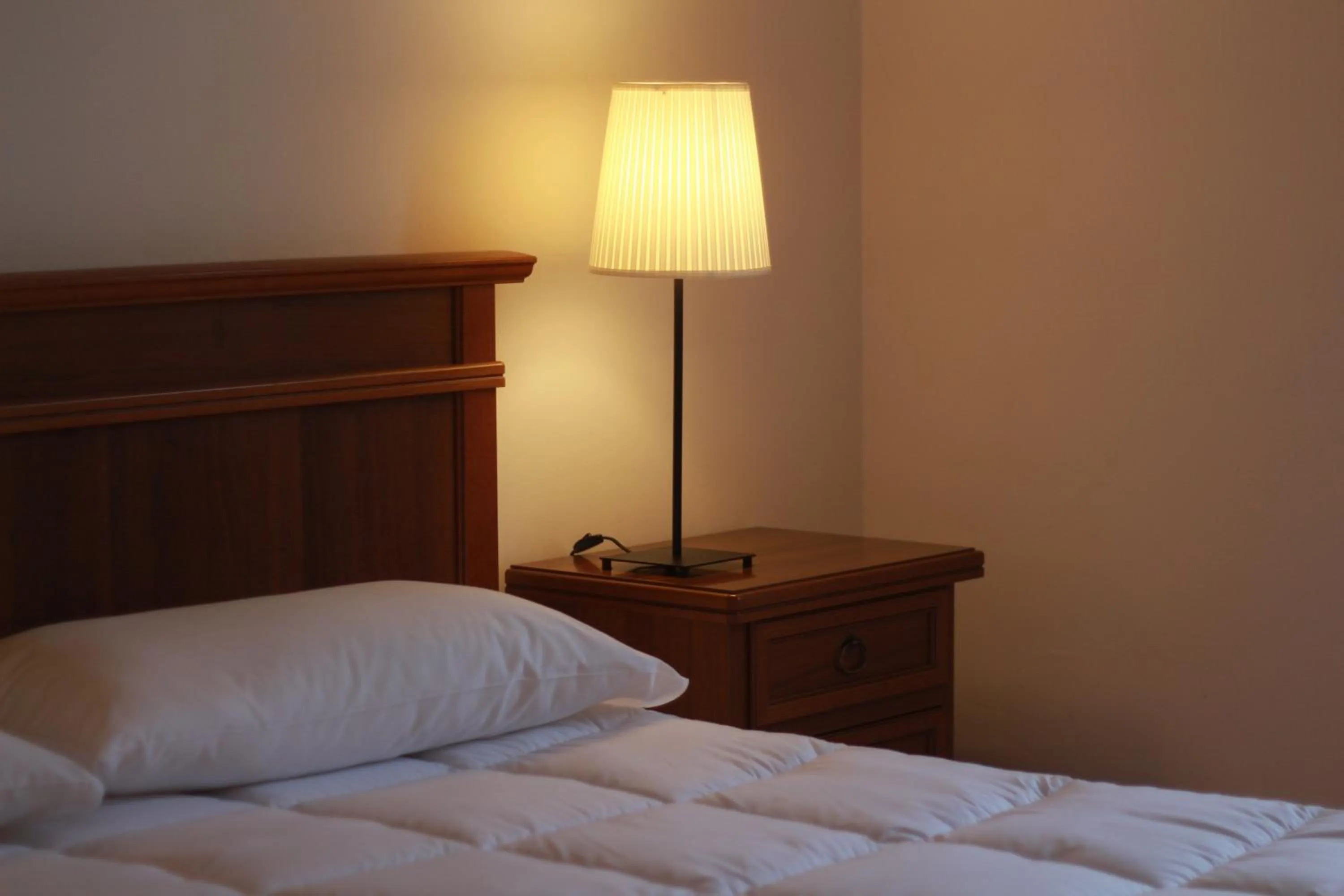 Bed in Hotel Portici