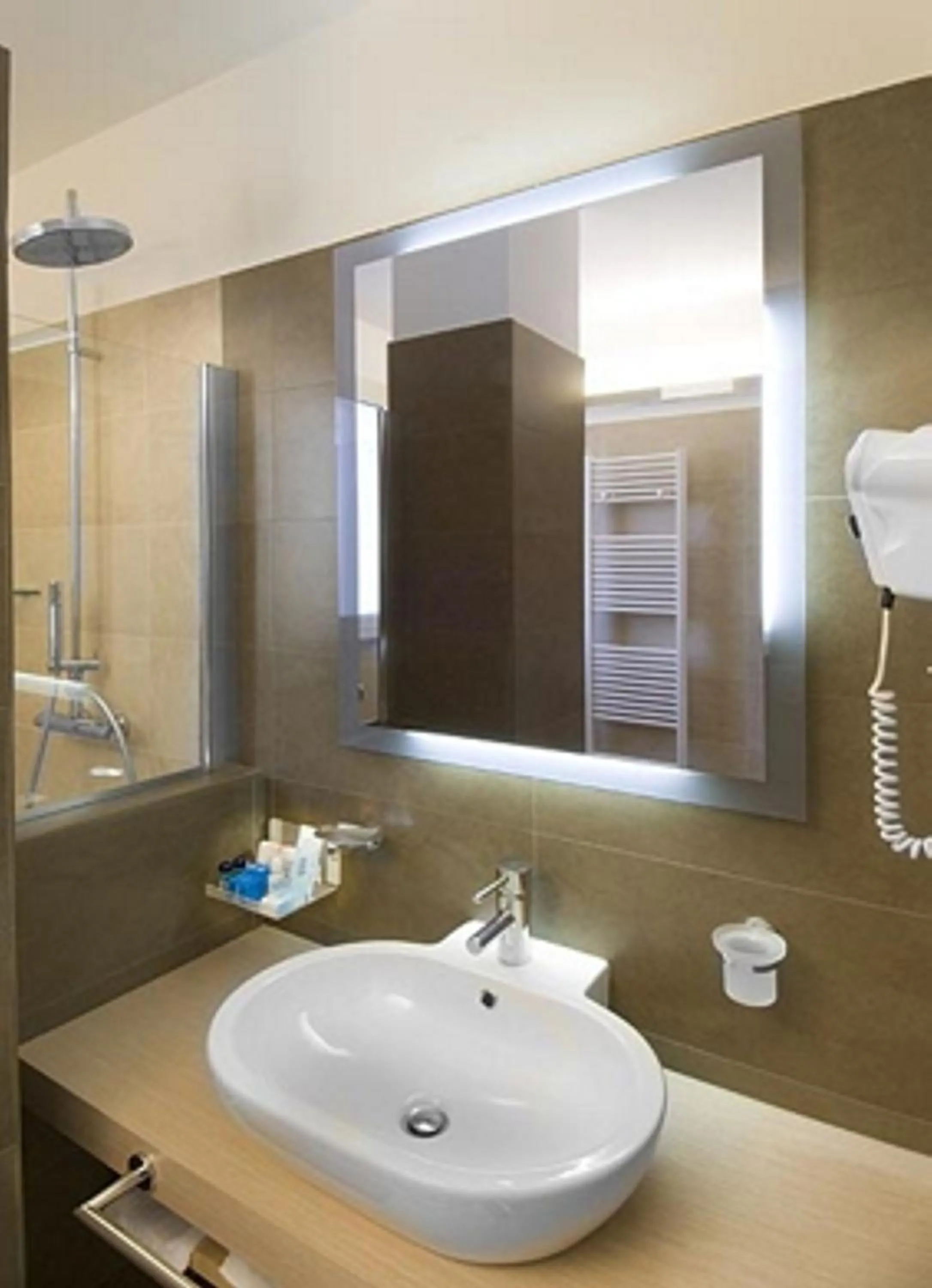 Shower in Hotel Imperial