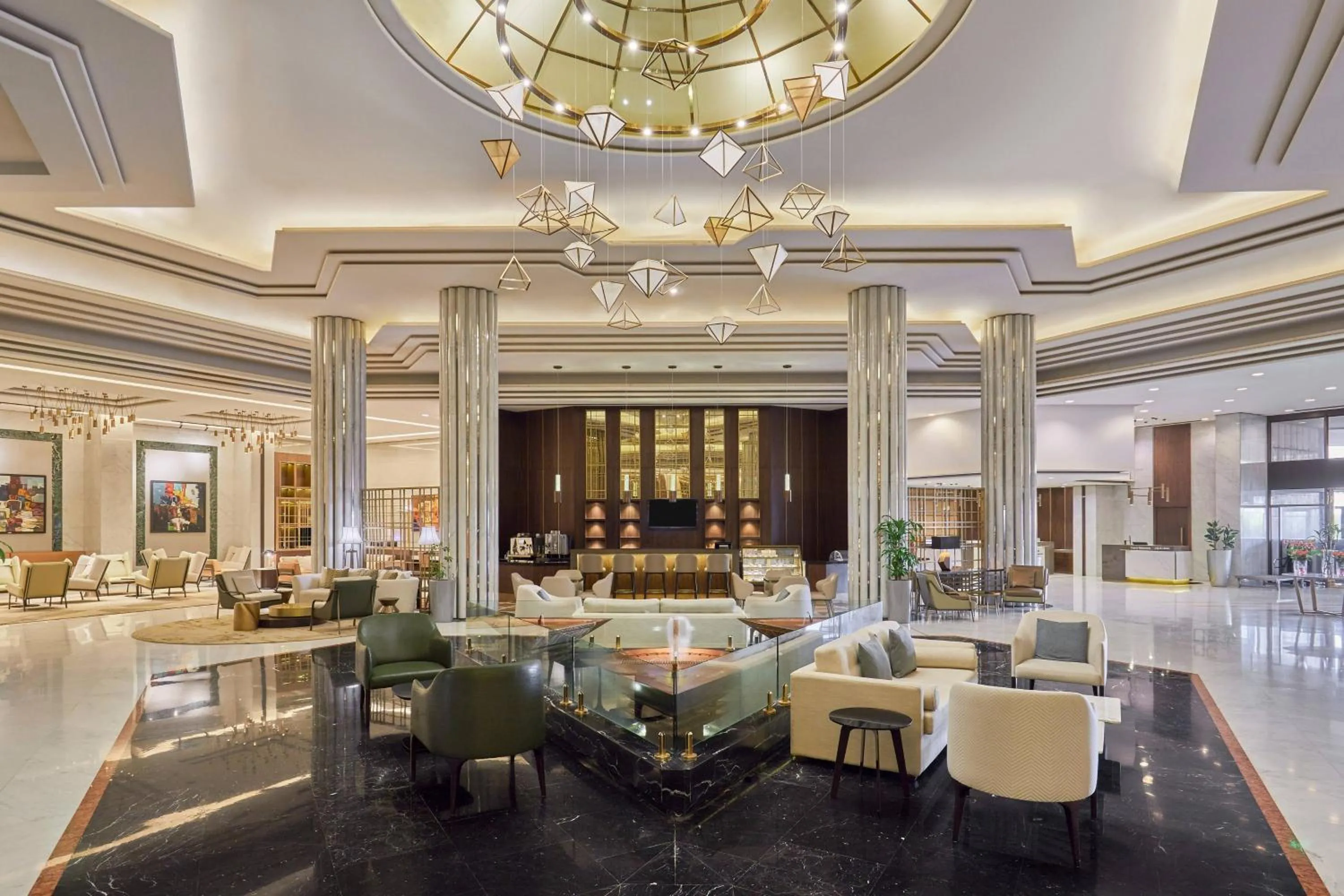 Lobby or reception in Riyadh Airport Marriott Hotel