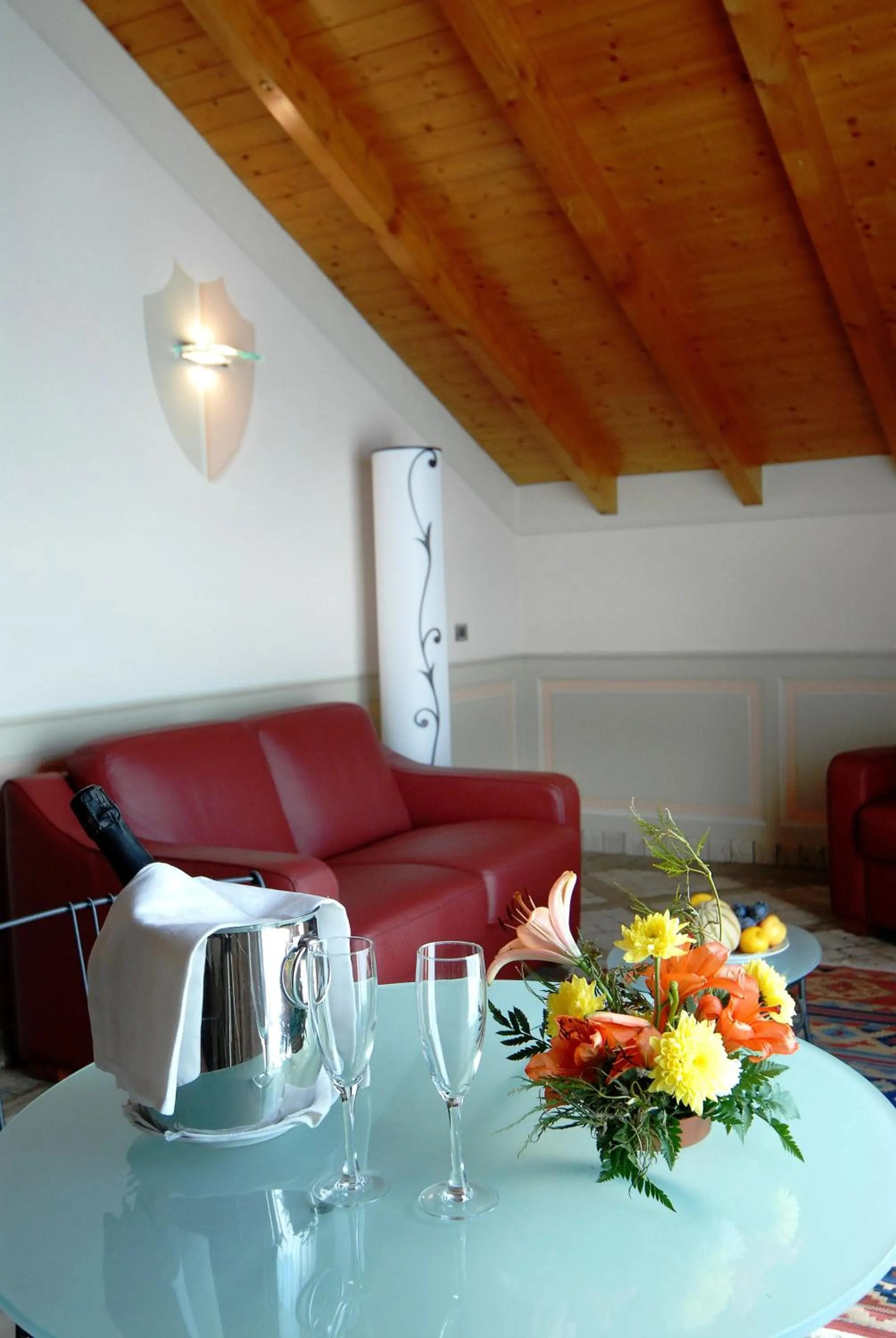 Living room in Hotel La Bussola