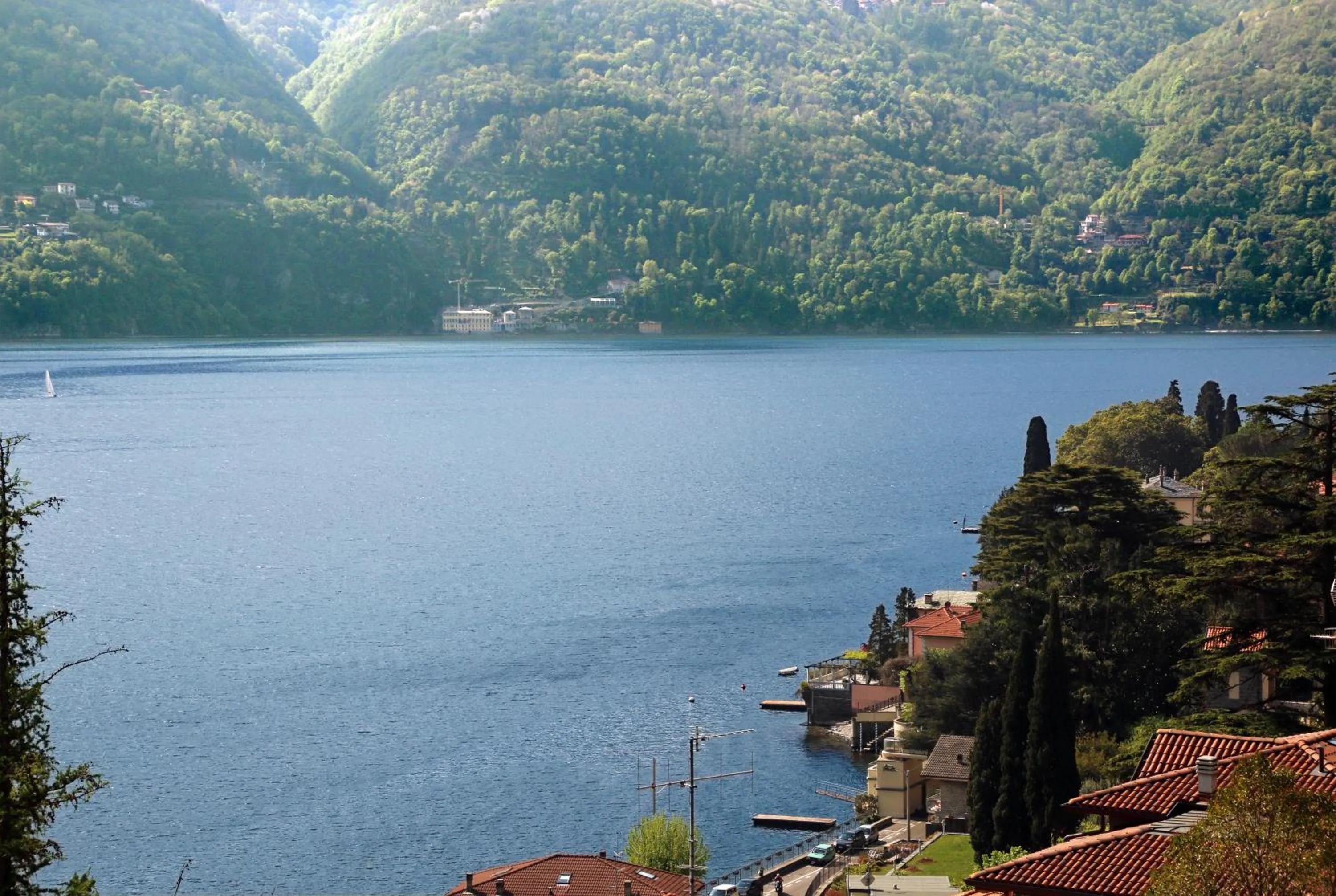 Lake view in Hotel Bersagliere