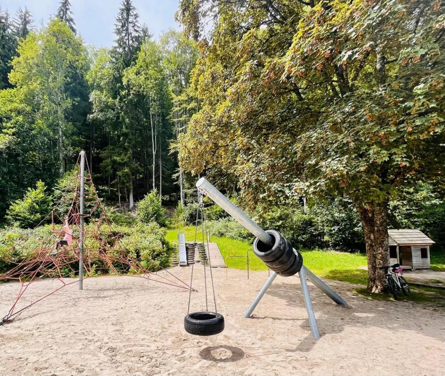 Children play ground in Hotel Sonnenberg Garni