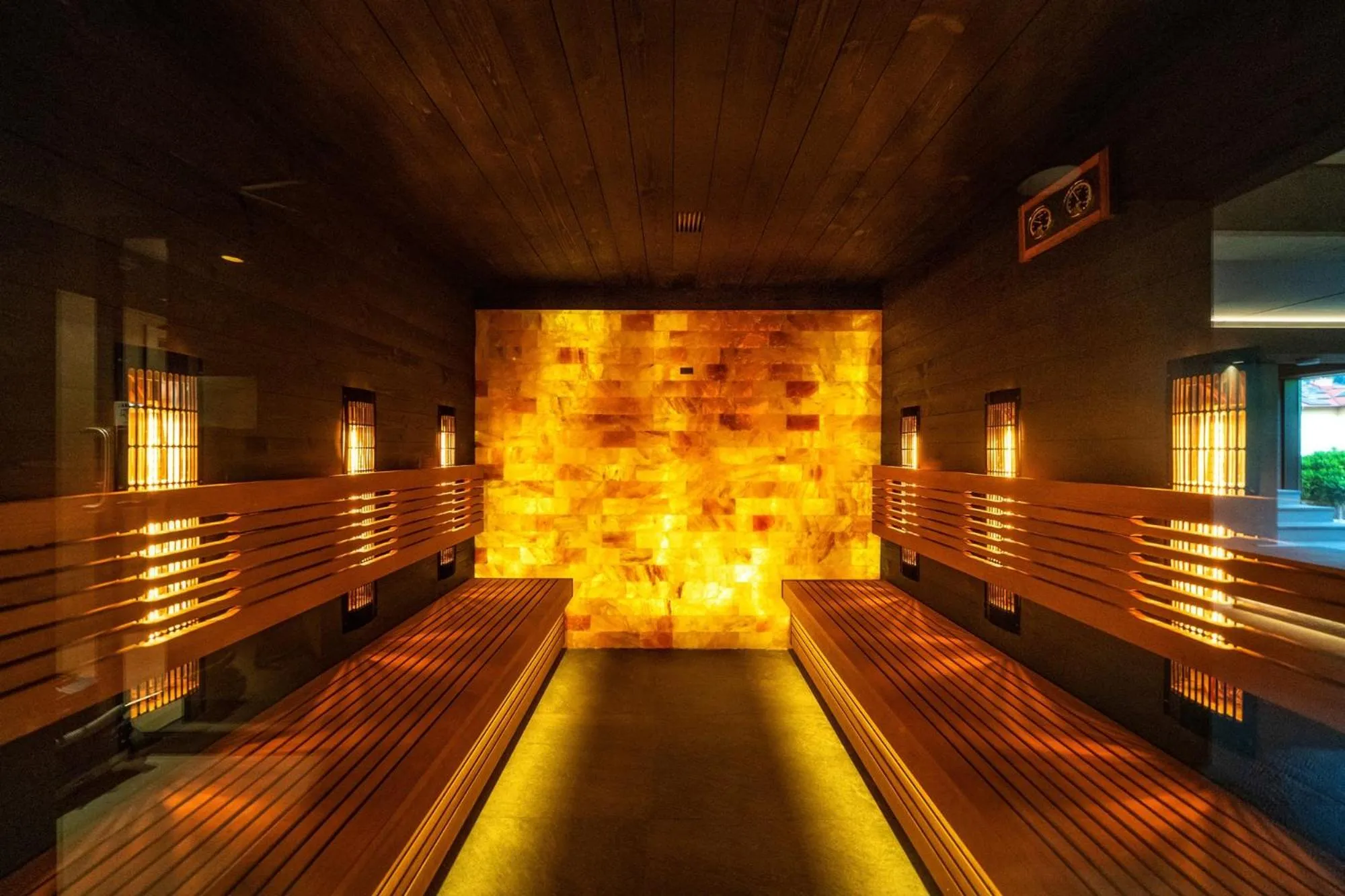 Sauna in Hotel META Resort & Vine SPA